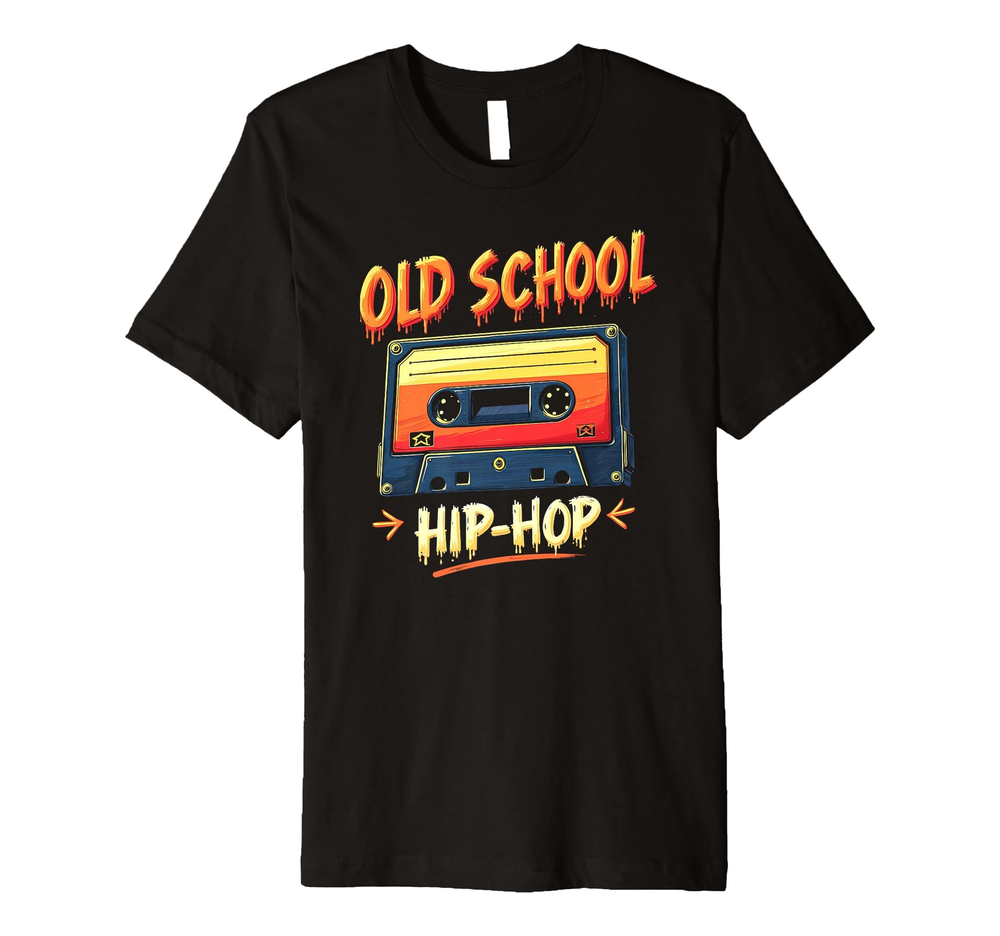 Old School Hip Hop Cassette T-Shirt - Minimalist Print Unisex - T-Shirt, Sweatshirt, Hoodie
