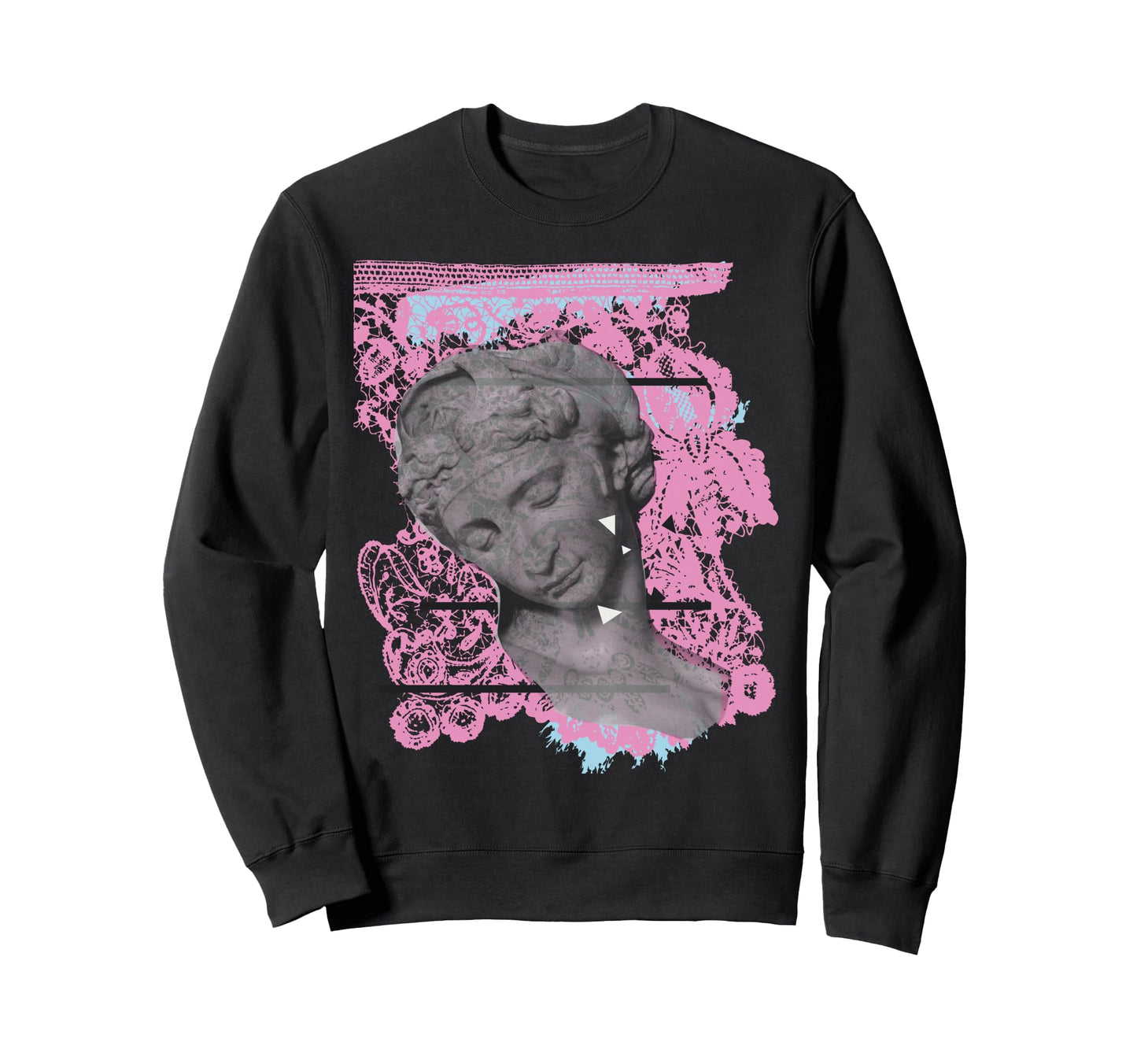 Vaporwave Aesthetic 80S 90S Greek Sweatshirt - Unique Graphic Unisex - T-Shirt, Sweatshirt, Hoodie