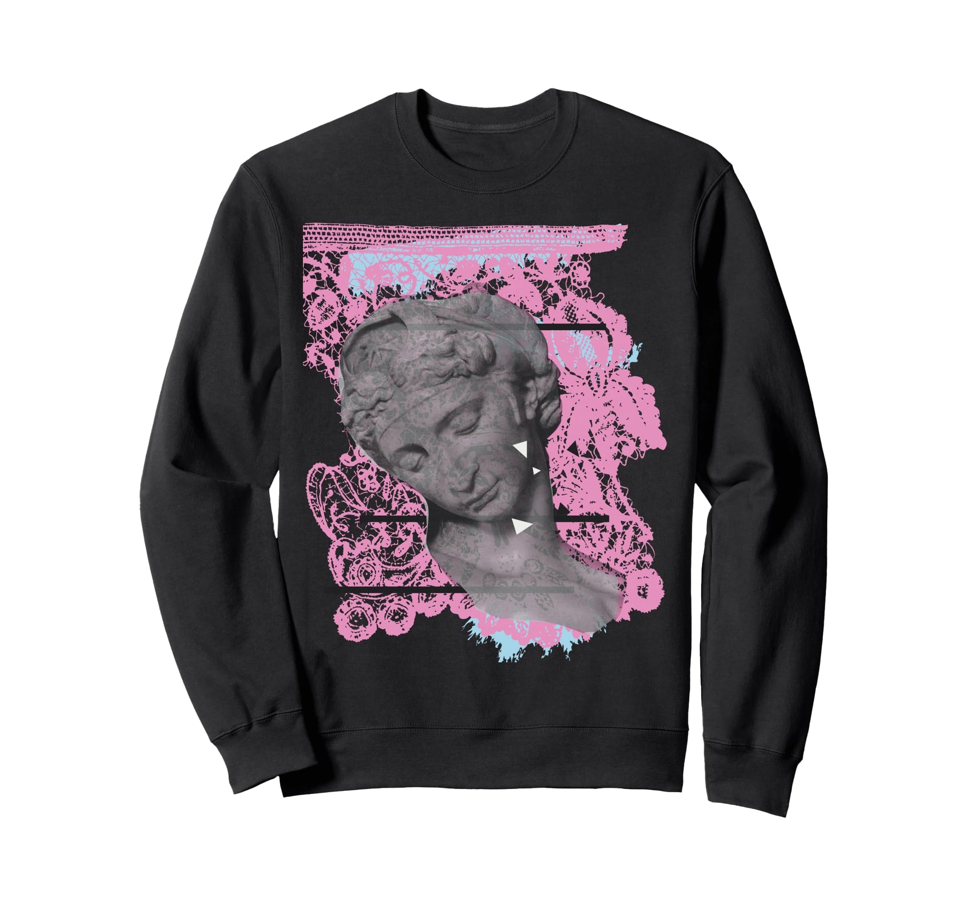Vaporwave Aesthetic 80S 90S Greek Sweatshirt - Unique Graphic Unisex - T-Shirt, Sweatshirt, Hoodie