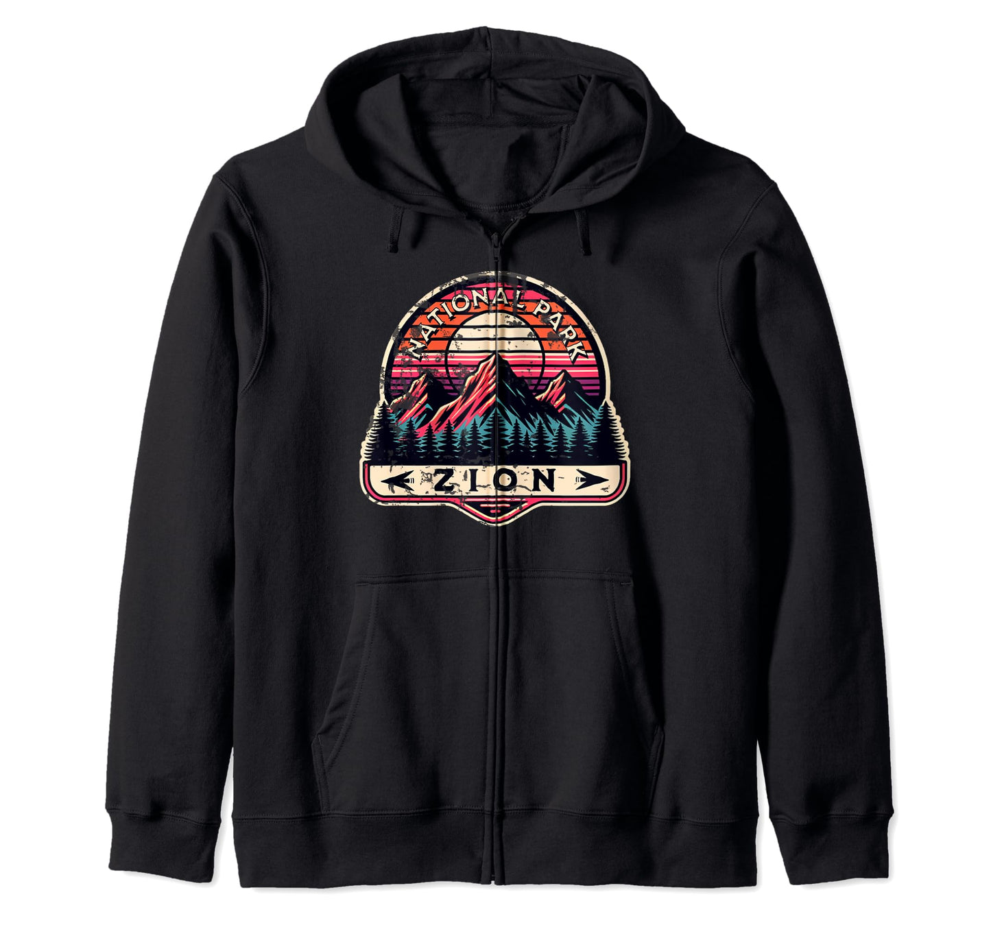 Zion National Park Utah Usa Outdoor Hoodie - Novelty Apparel Unisex - T-Shirt, Sweatshirt, Hoodie
