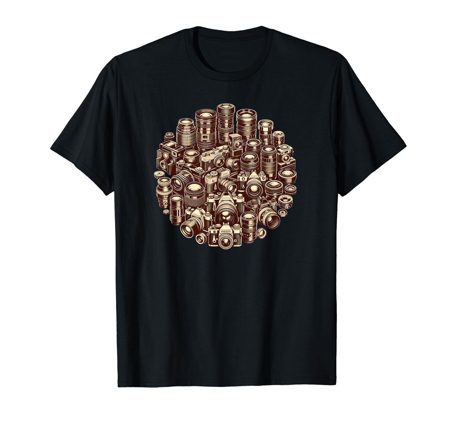 Camera Photography Equipment T-Shirt - Unique Graphic Unisex - T-Shirt, Sweatshirt, Hoodie