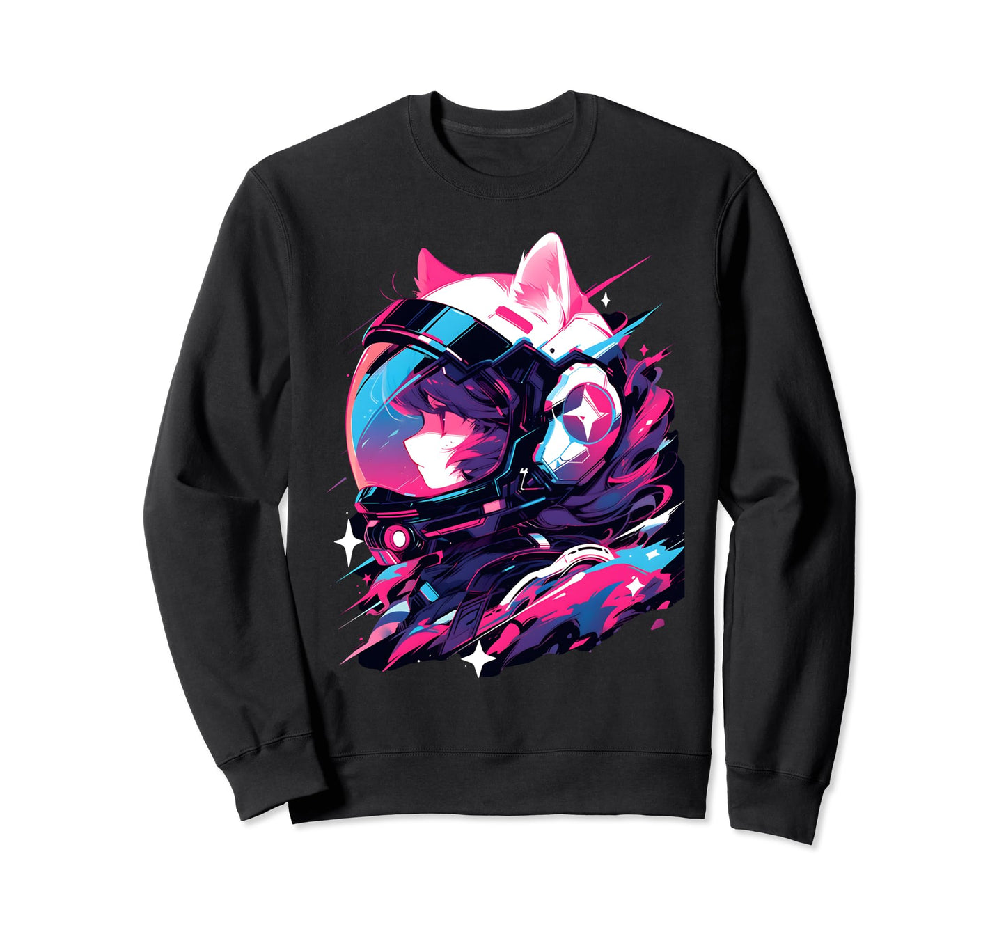 80S 90S Aesthetic Vaporwave Space Sweatshirt - Fun Novelty Design Unisex - T-Shirt, Sweatshirt, Hoodie