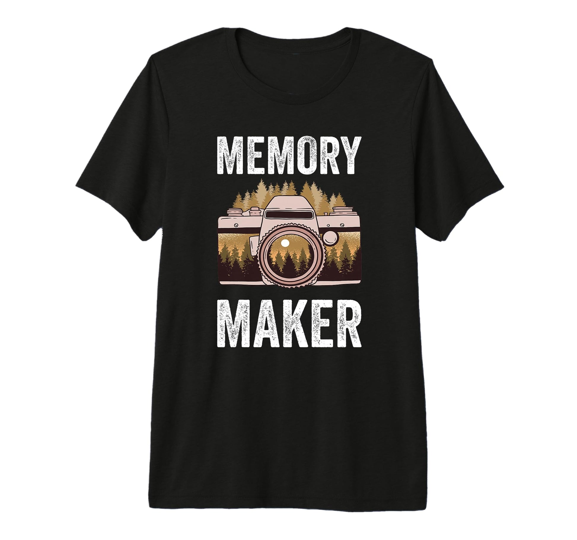 Memory Maker Photography Camera Landscape T-Shirt - Unique Graphic Unisex - T-Shirt, Sweatshirt, Hoodie