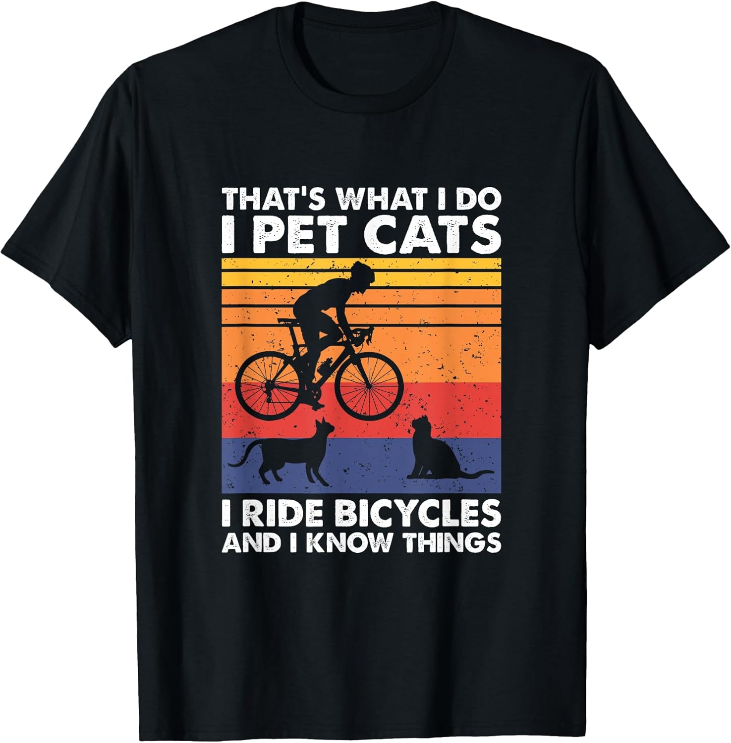 Cyclist and Cat Lover Apparel - Adult & Kids T-Shirts, Sweatshirts & Hoodies apparel design preview 1