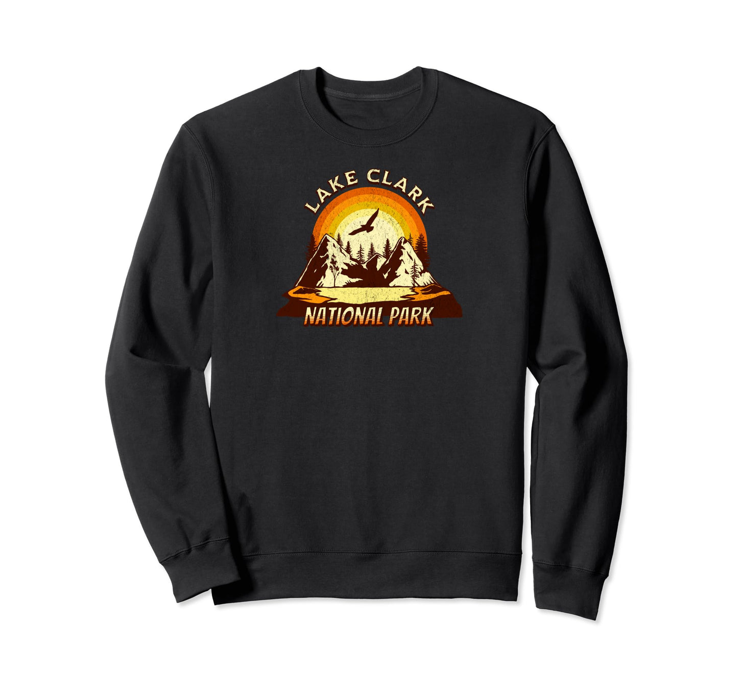 Lake Clark National Park Mountain Sweatshirt - Streetwear Style for Adults - T-Shirt, Sweatshirt, Hoodie