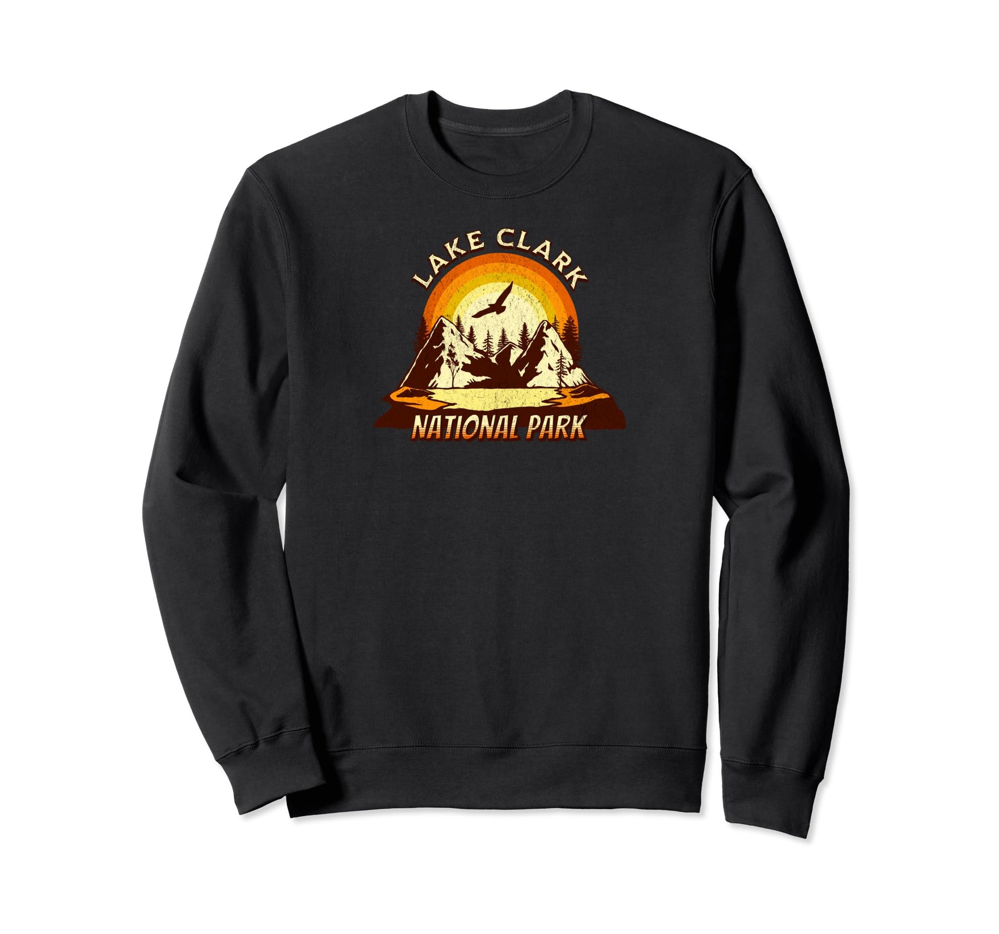 Lake Clark National Park Mountain Sweatshirt - Streetwear Style for Adults - T-Shirt, Sweatshirt, Hoodie