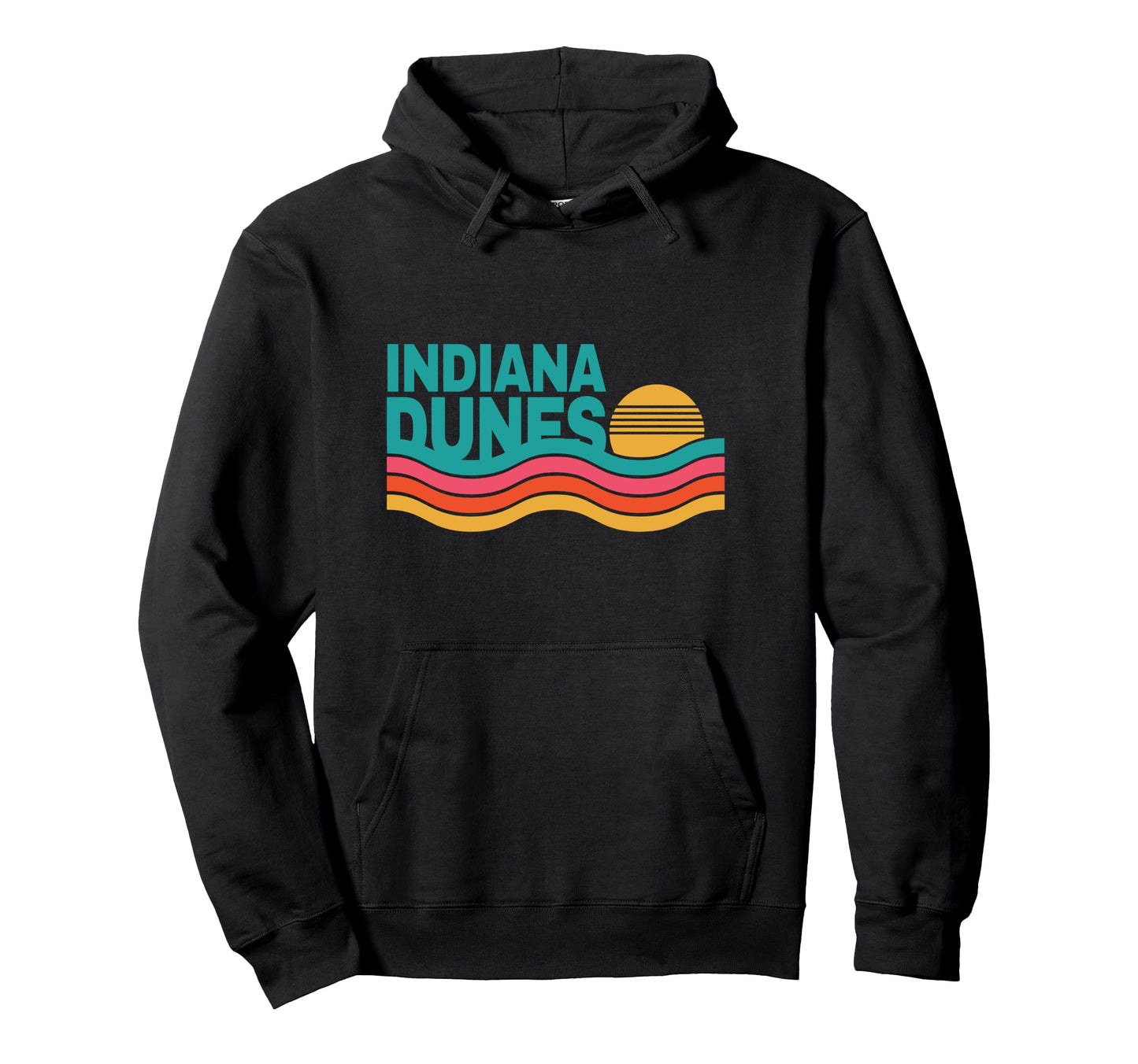 Indiana Dunes National Park 70S 80S Hoodie - Novelty Apparel for Adults - T-Shirt, Sweatshirt, Hoodie