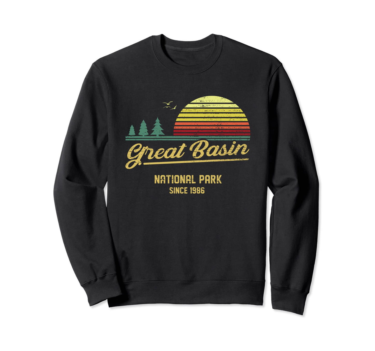 Great Basin 1986 Est National Park Sweatshirt - Fun Novelty Design Unisex - T-Shirt, Sweatshirt, Hoodie