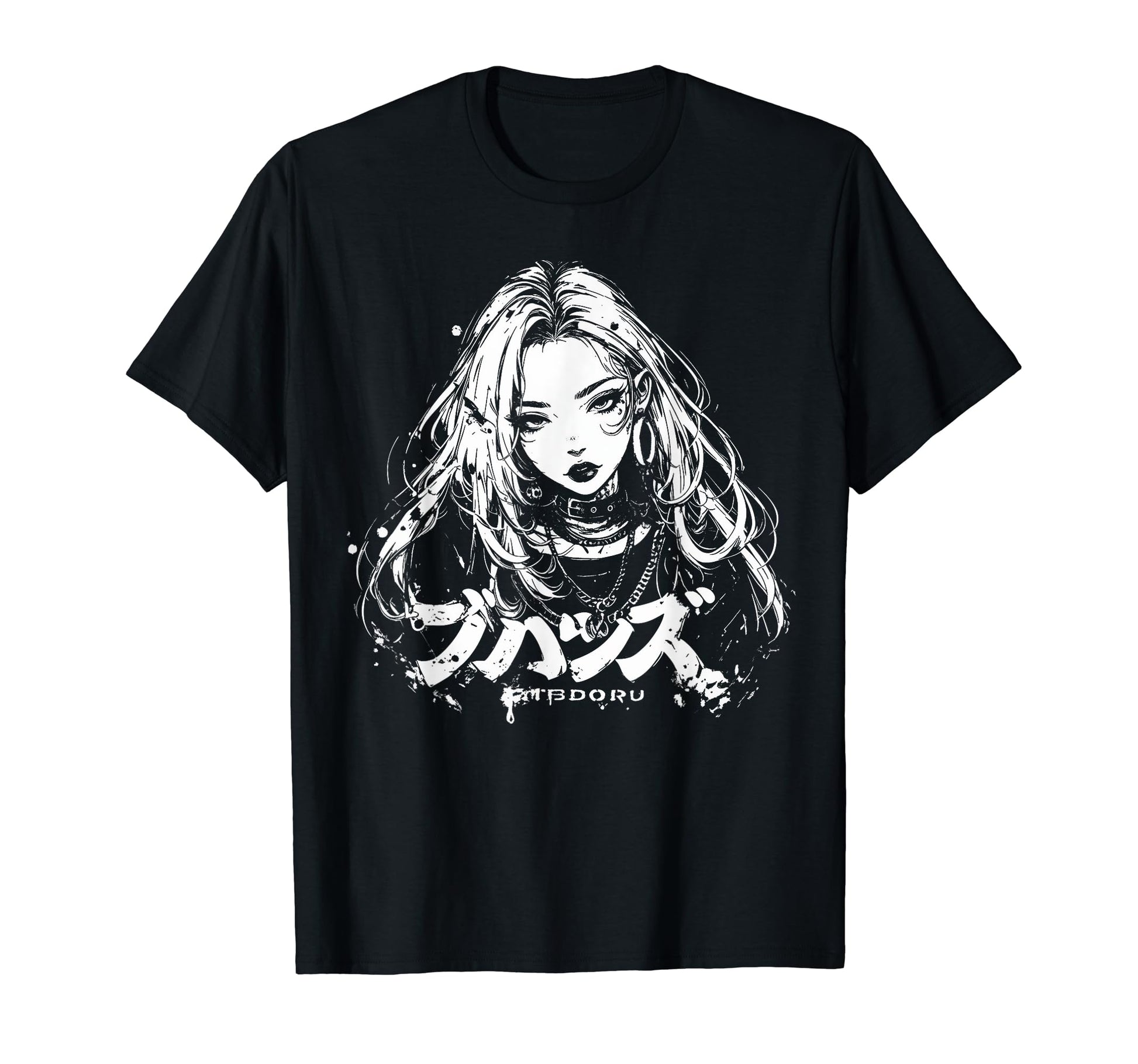 Goth Grunge Demon Anime Waifu Horror T-Shirt - Aesthetic Graphic Men Women - T-Shirt, Sweatshirt, Hoodie