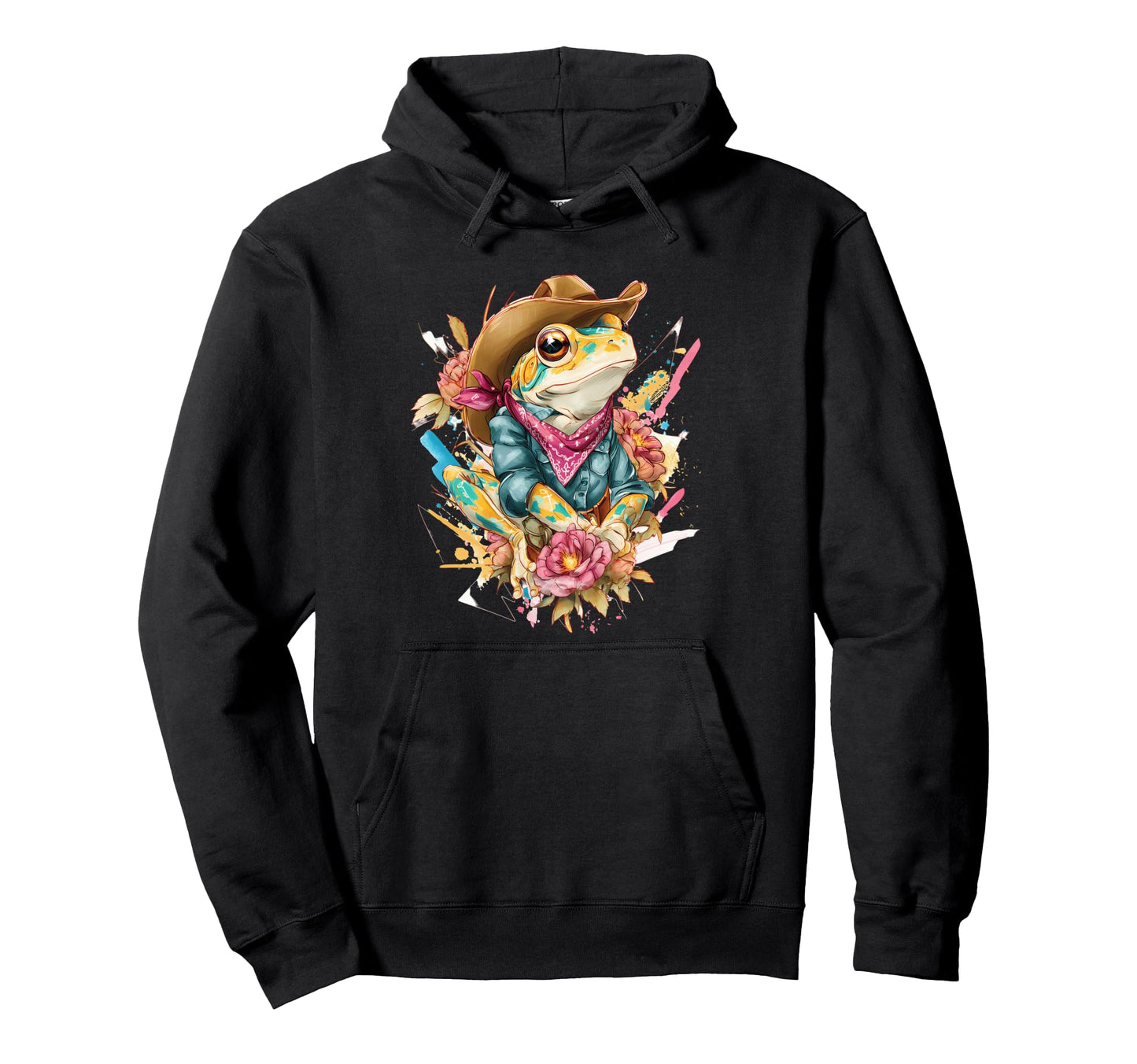 Country Cowboy Frog Toad Rodeo Cowgirl Hoodie - Streetwear Style Unisex - T-Shirt, Sweatshirt, Hoodie