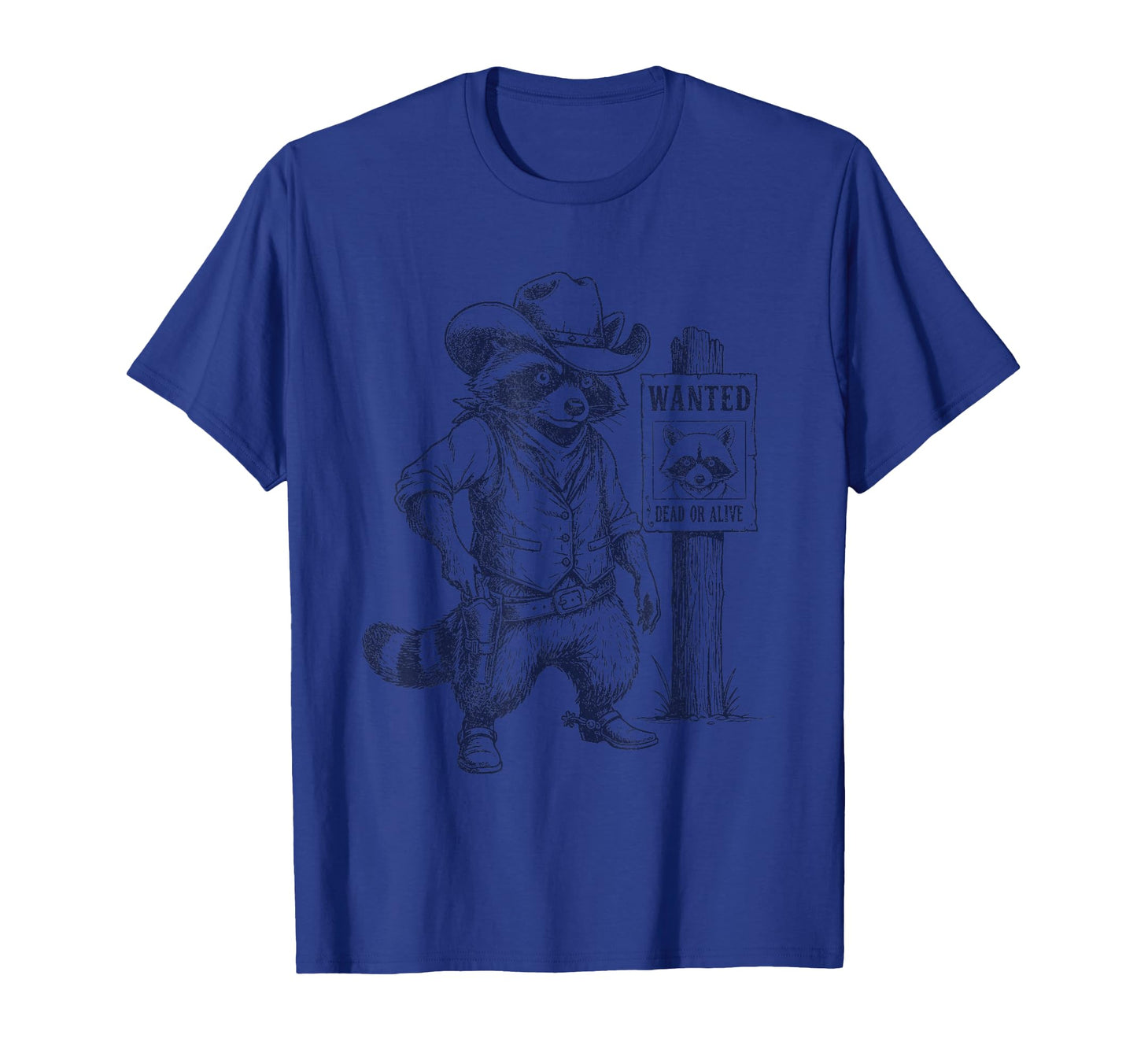 Raccoon Cowboy Western Outlaw T-Shirt - Streetwear Style Unisex - T-Shirt, Sweatshirt, Hoodie
