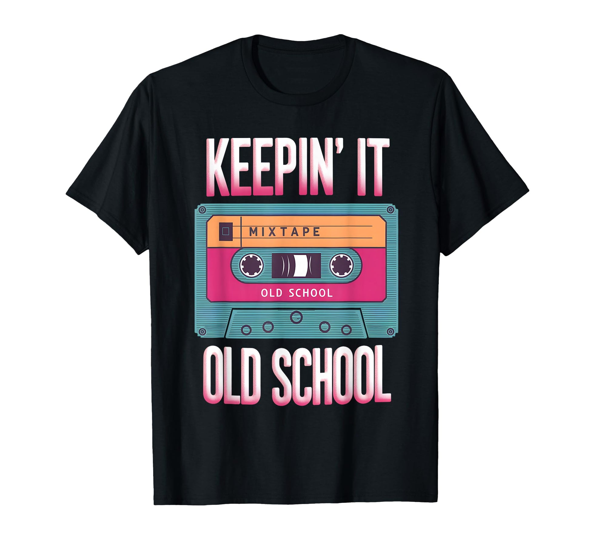 Old School Hip Hop 80S 90S T-Shirt - Fun Novelty Design for Adults - T-Shirt, Sweatshirt, Hoodie