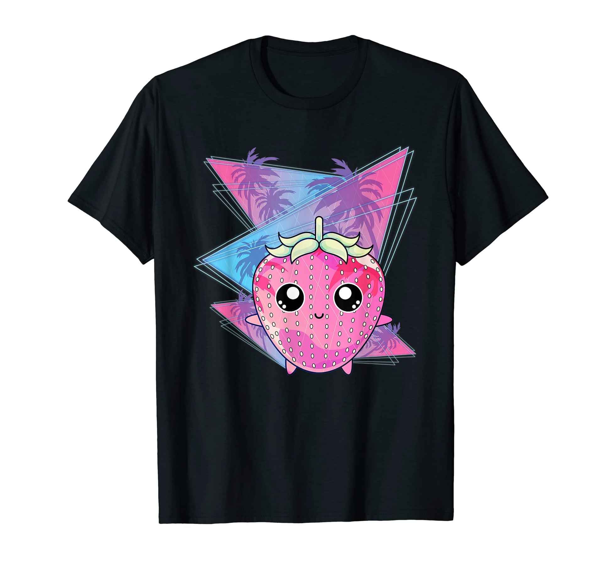 Kawaii Vaporwave Strawberry Aesthetic Art T-Shirt - Trendy Graphic Unisex - T-Shirt, Sweatshirt, Hoodie
