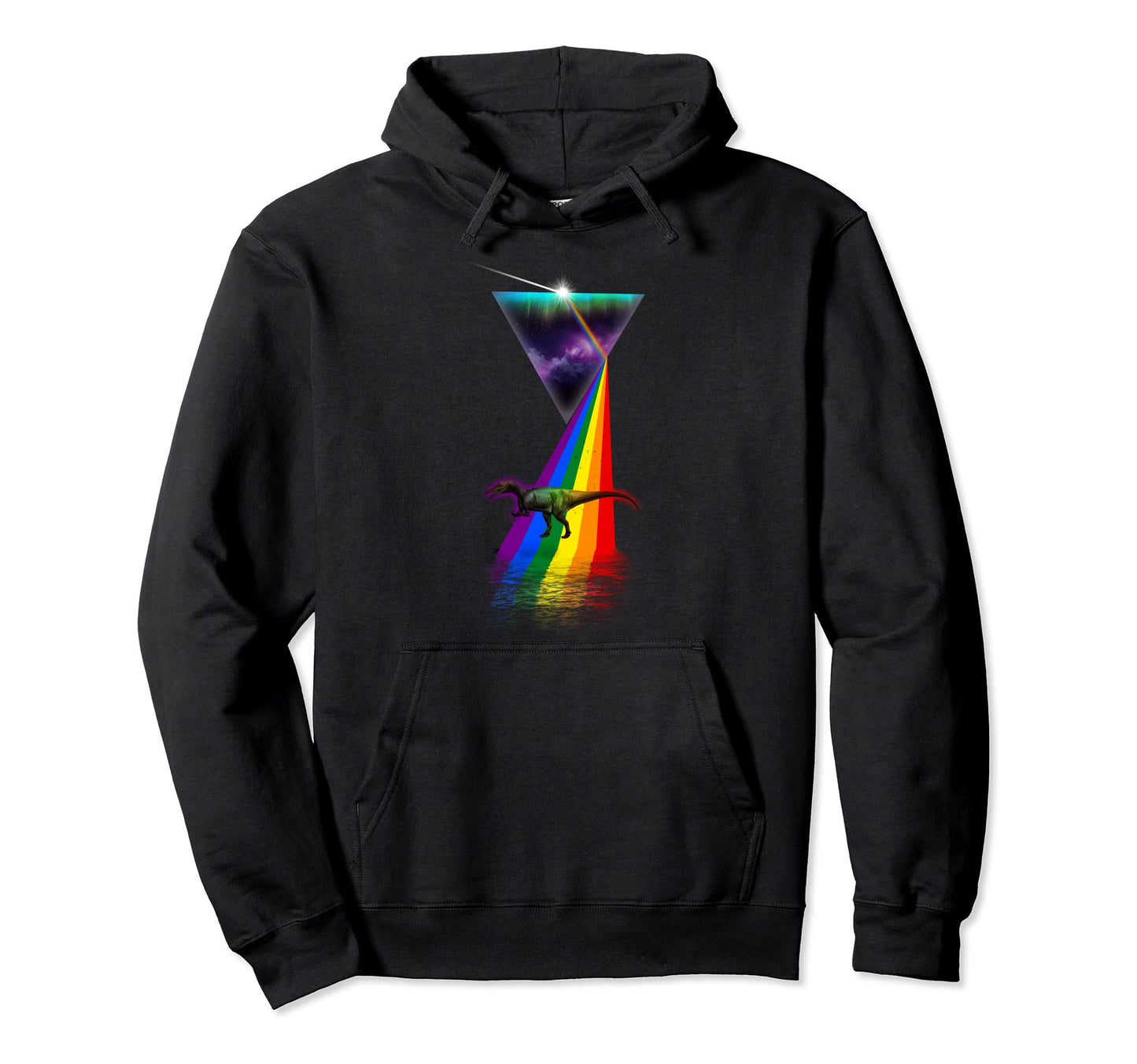 Prism Baryonyx Hoodie - Casual Everyday Wear Men Women - T-Shirt, Sweatshirt, Hoodie