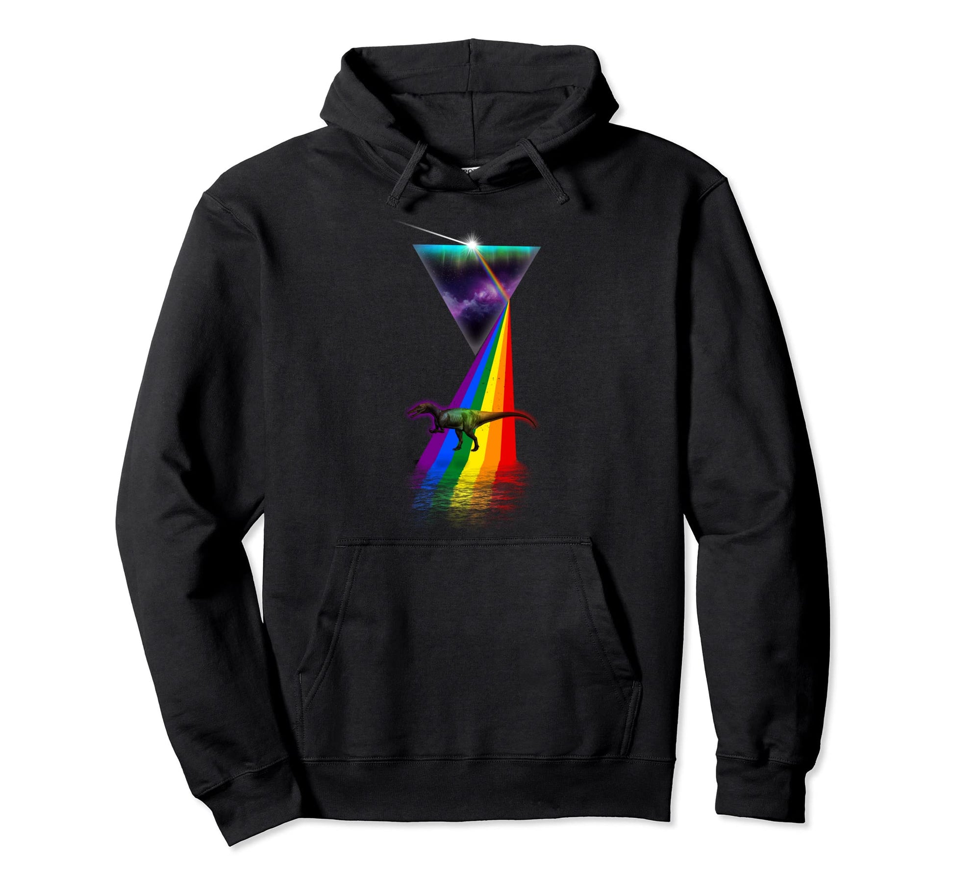 Prism Baryonyx Hoodie - Casual Everyday Wear Men Women - T-Shirt, Sweatshirt, Hoodie