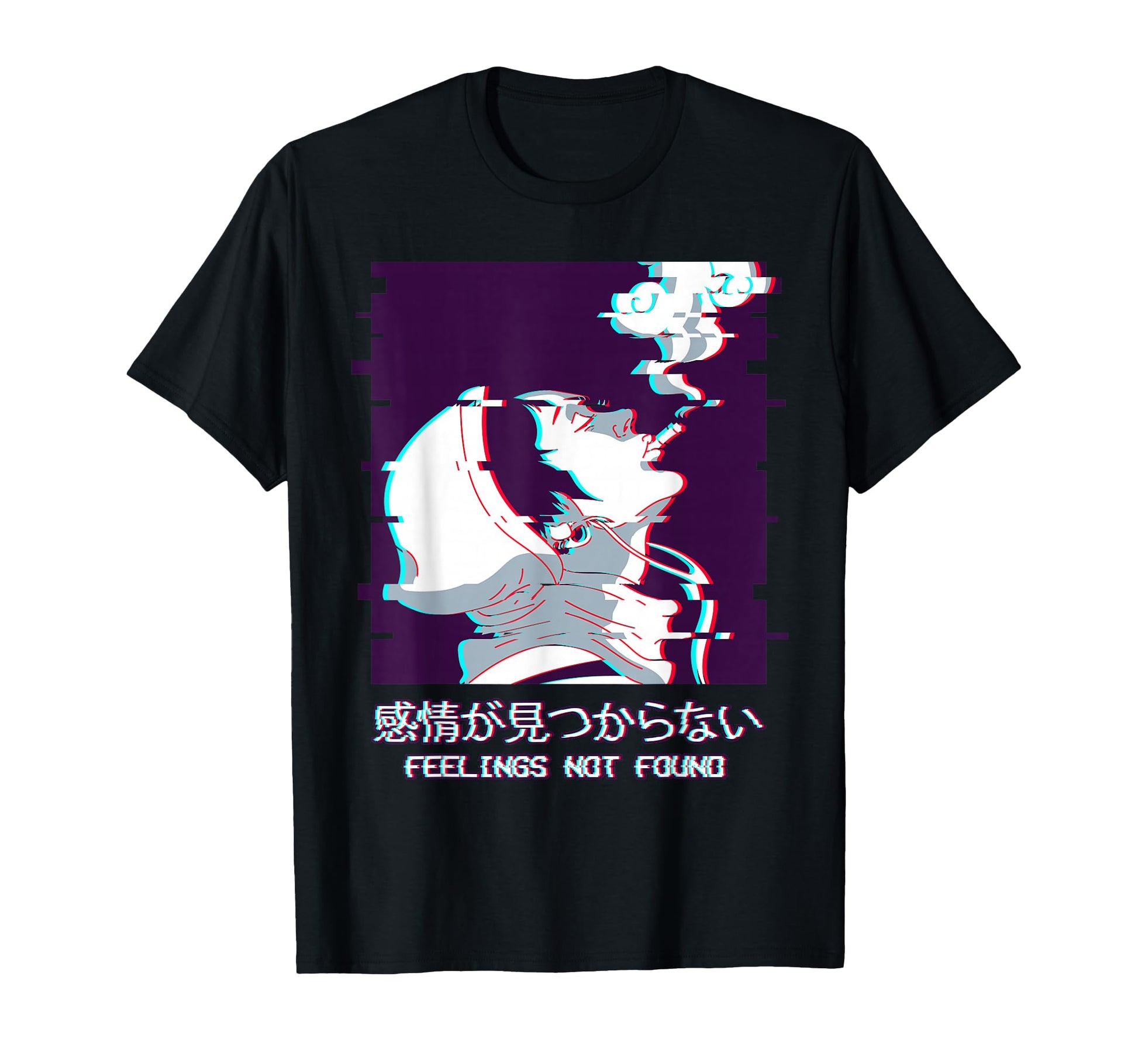 Sad Anime Vaporwave Aesthetic Feelings T-Shirt - Streetwear Style Unisex - T-Shirt, Sweatshirt, Hoodie