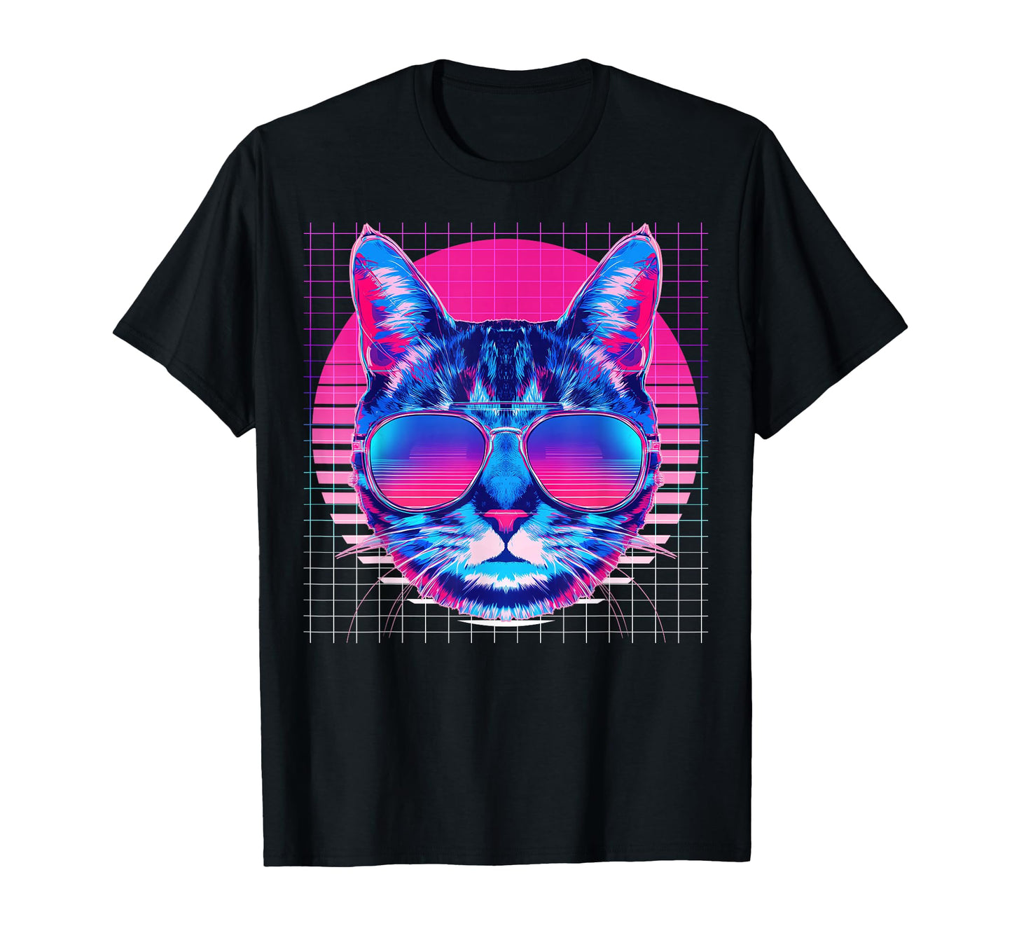 American Shorthair Sunglasses Dog T-Shirt - Casual Everyday Wear Unisex - T-Shirt, Sweatshirt, Hoodie