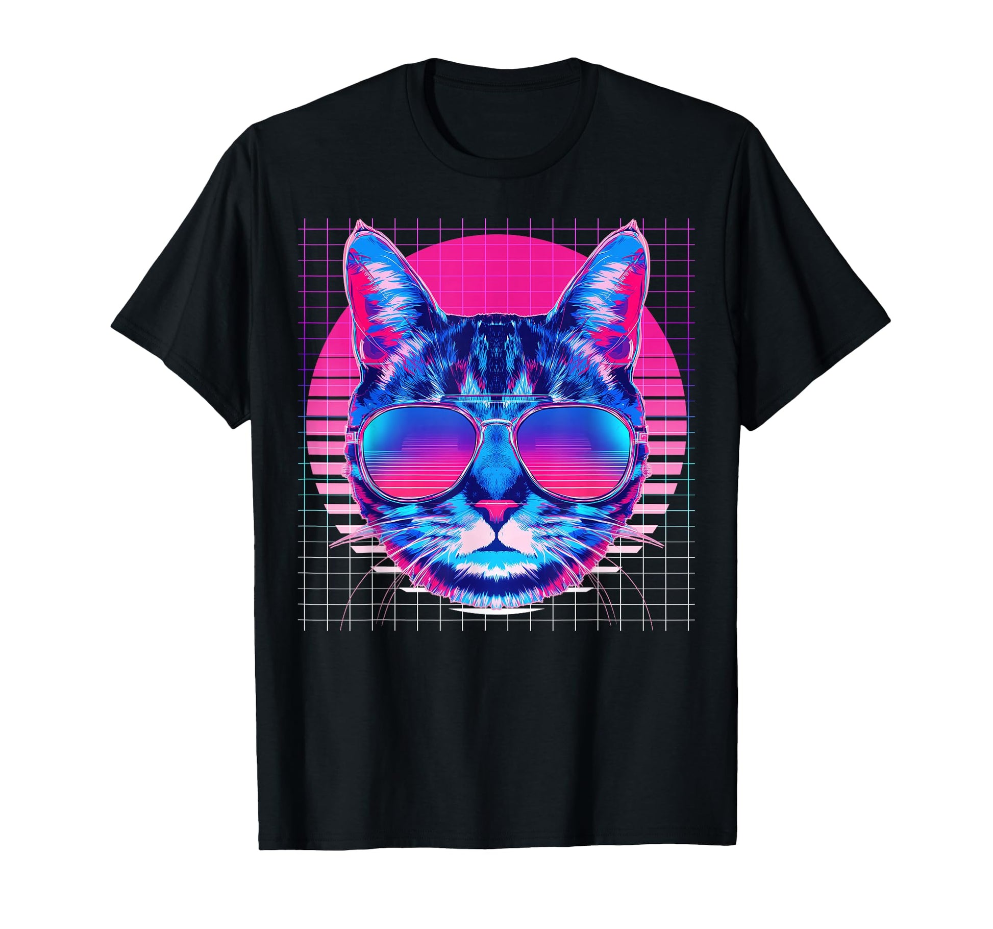 American Shorthair Sunglasses Dog T-Shirt - Casual Everyday Wear Unisex - T-Shirt, Sweatshirt, Hoodie