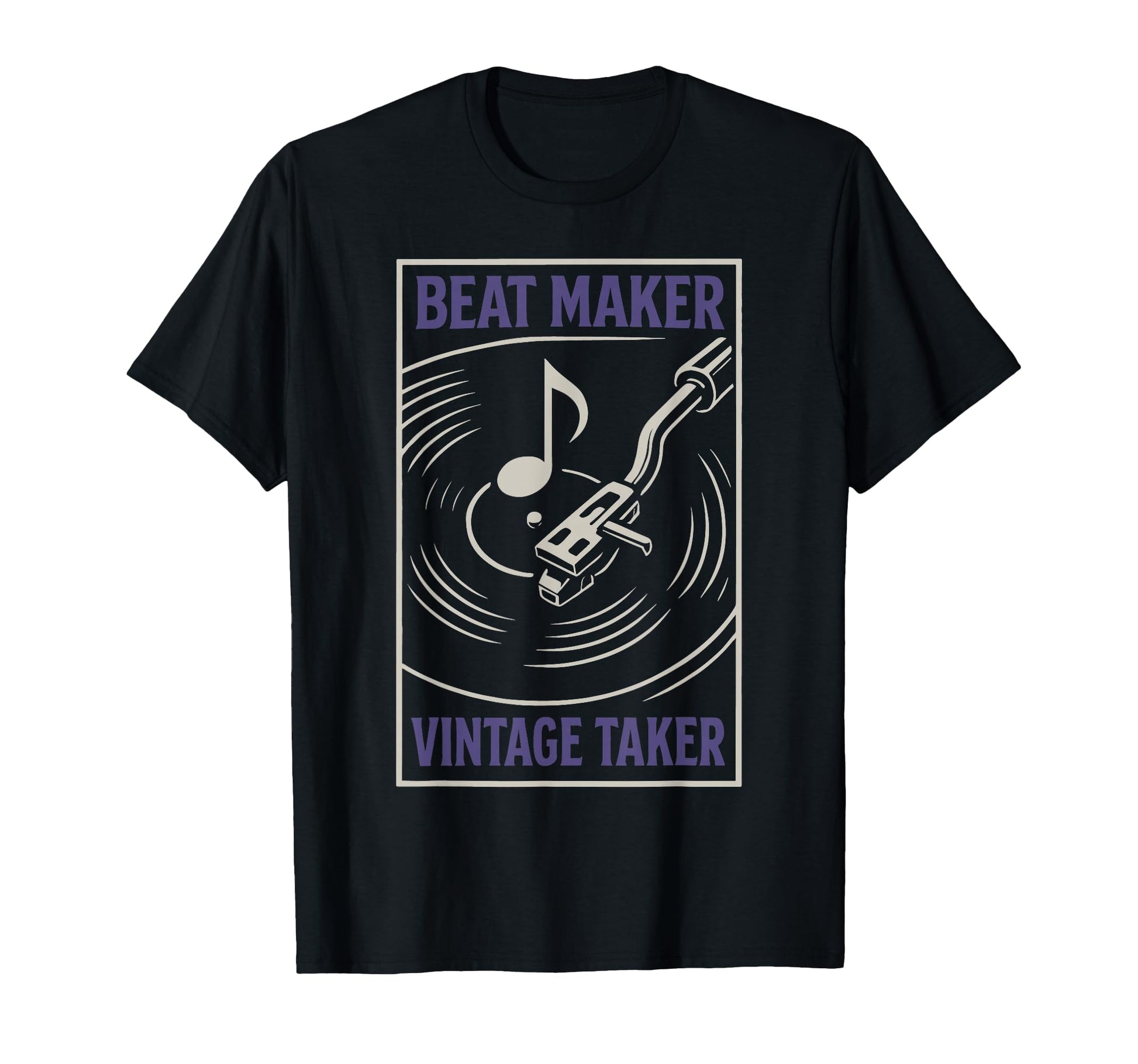 Beat Maker Taker Vinyl Music T-Shirt - Casual Everyday Wear for Adults - T-Shirt, Sweatshirt, Hoodie