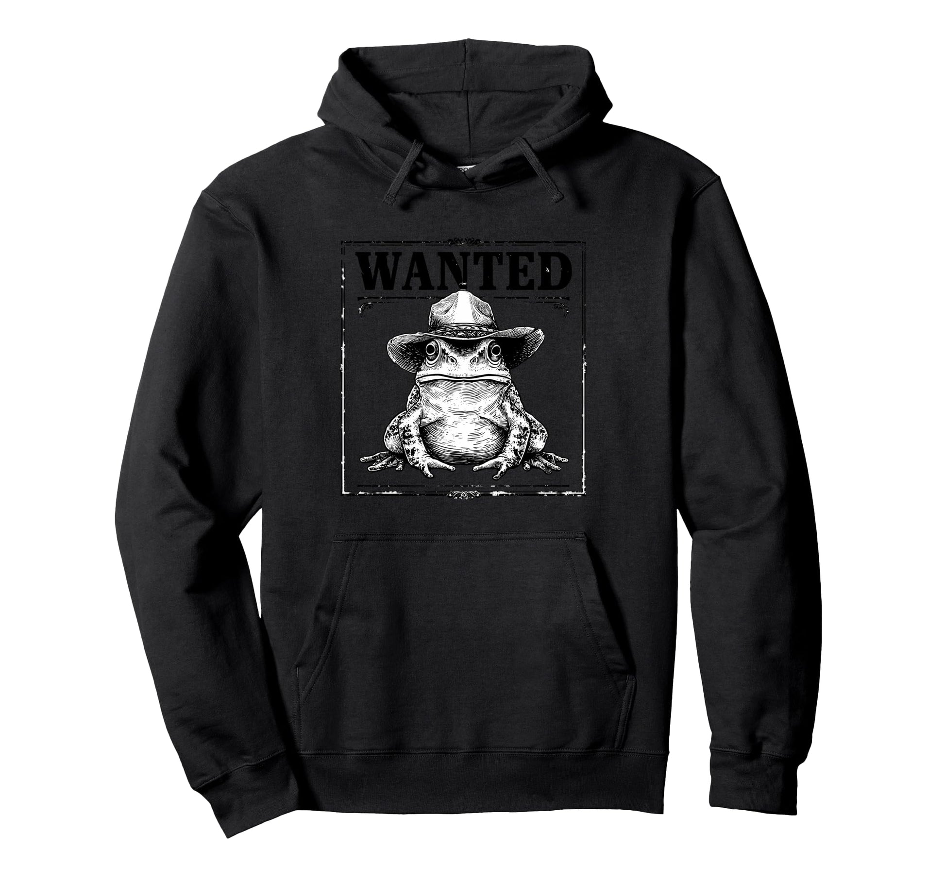 Country Cowboy Frog Toad Rodeo Cowgirl Hoodie - Unique Graphic for Adults - T-Shirt, Sweatshirt, Hoodie