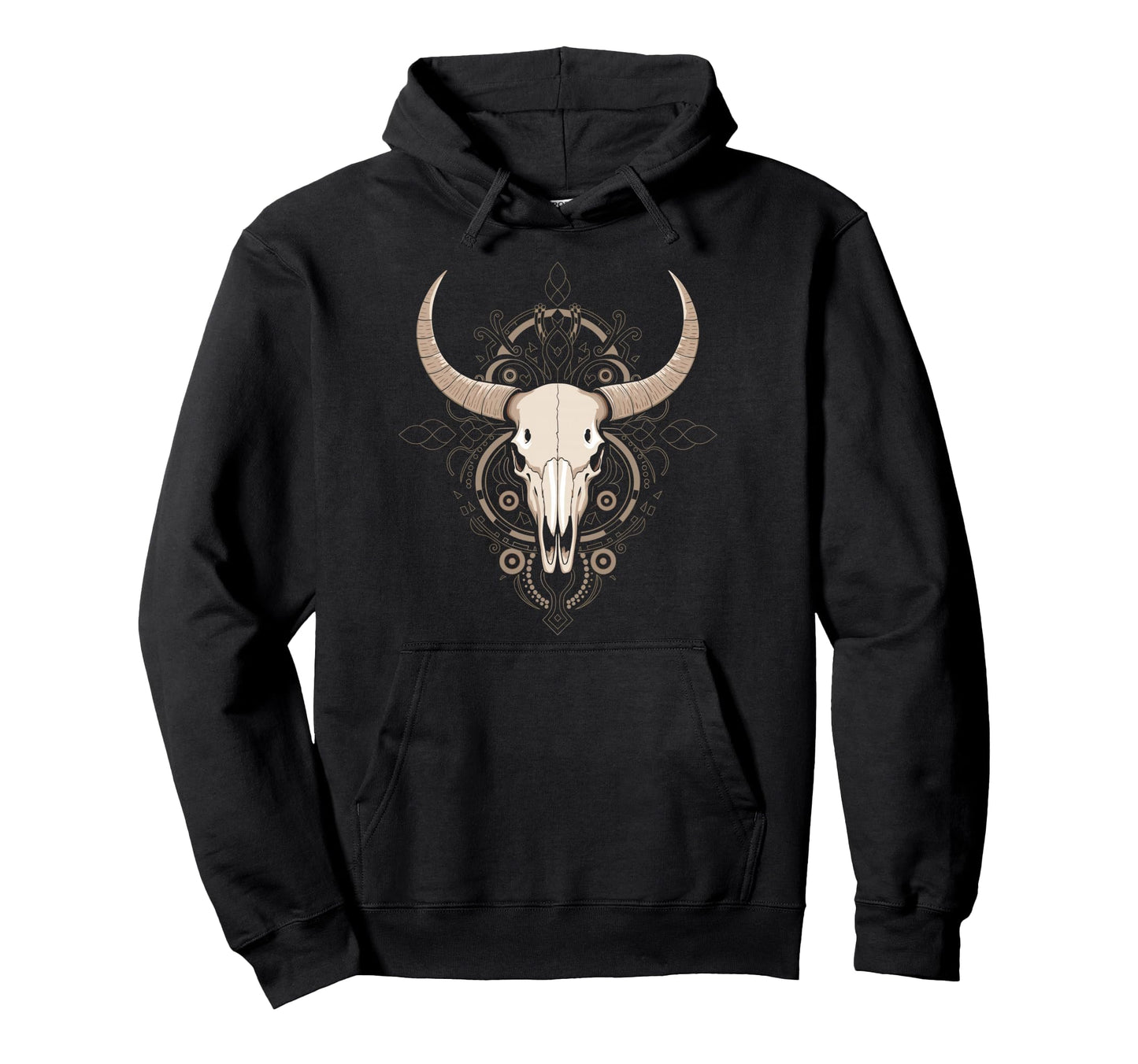 Cow Skull Cowgirl Cowboy Hoodie - Unique Graphic for Adults - T-Shirt, Sweatshirt, Hoodie