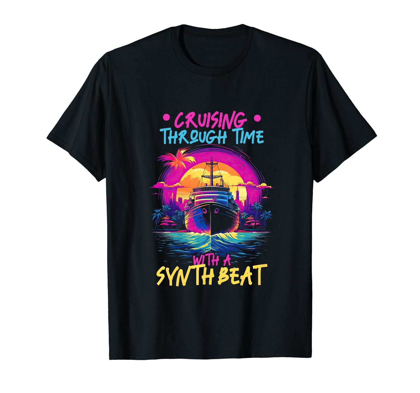 Microgenre Eighties Cruising T-Shirt - Fun Novelty Design Men Women - T-Shirt, Sweatshirt, Hoodie
