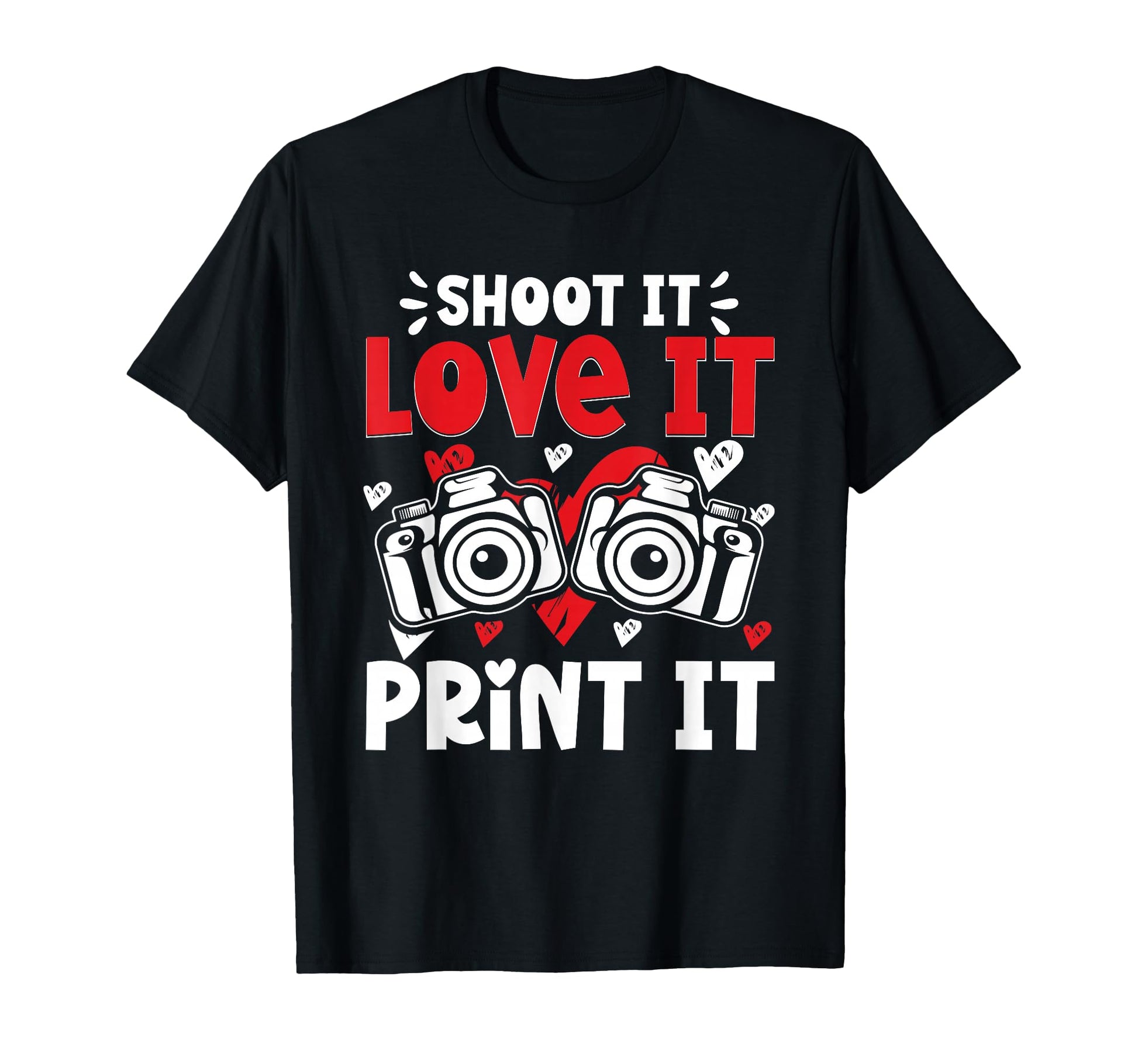 Photo Camera Photographer Flash T-Shirt - Fun Novelty Design for Adults - T-Shirt, Sweatshirt, Hoodie