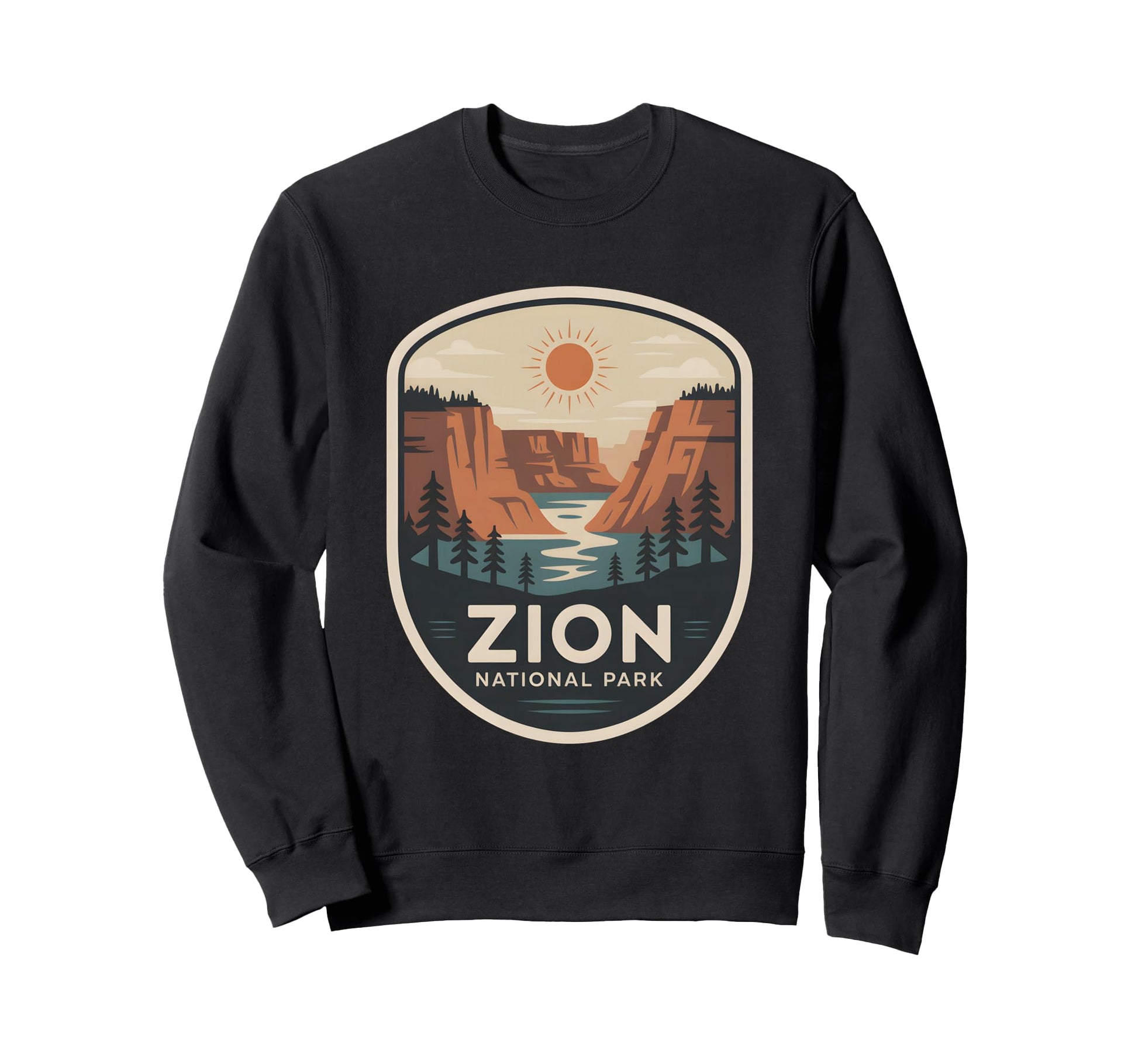 Zion National Park Canyon Sunset Sweatshirt - Trendy Graphic for Adults - T-Shirt, Sweatshirt, Hoodie