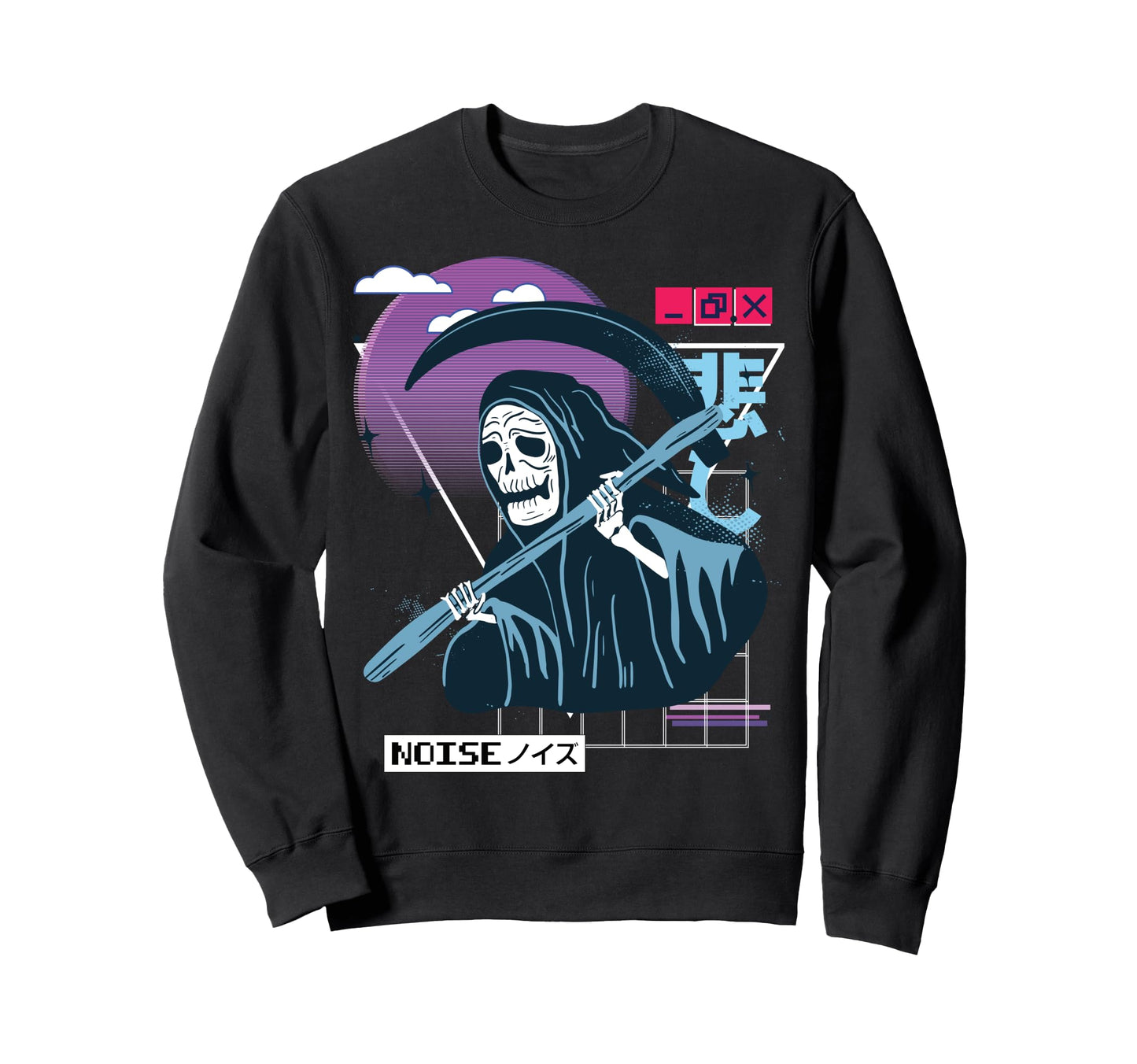 Vaporwave Kawaii Aesthetic Japanese Sweatshirt - Trendy Graphic Unisex - T-Shirt, Sweatshirt, Hoodie