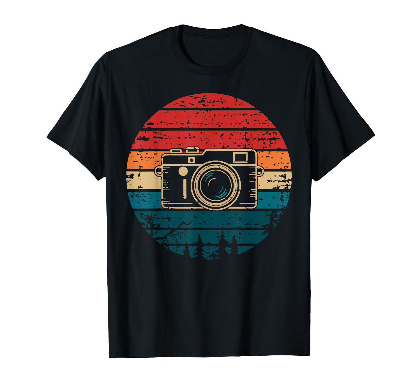 Sunset Camera Photography Lover T-Shirt - Casual Everyday Wear Men Women - T-Shirt, Sweatshirt, Hoodie
