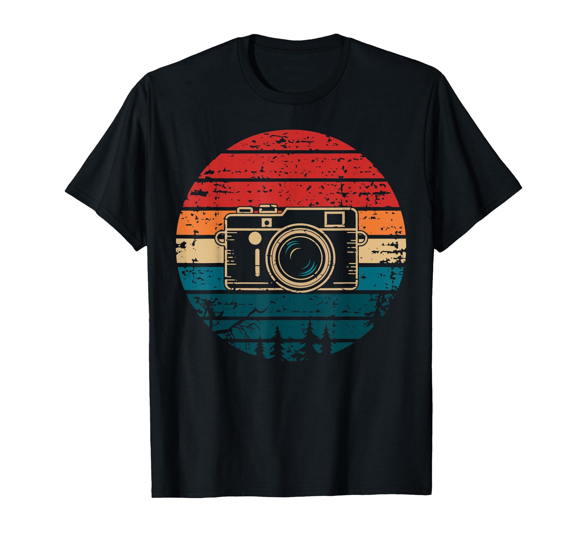 Sunset Camera Photography Lover T-Shirt - Casual Everyday Wear Men Women - T-Shirt, Sweatshirt, Hoodie