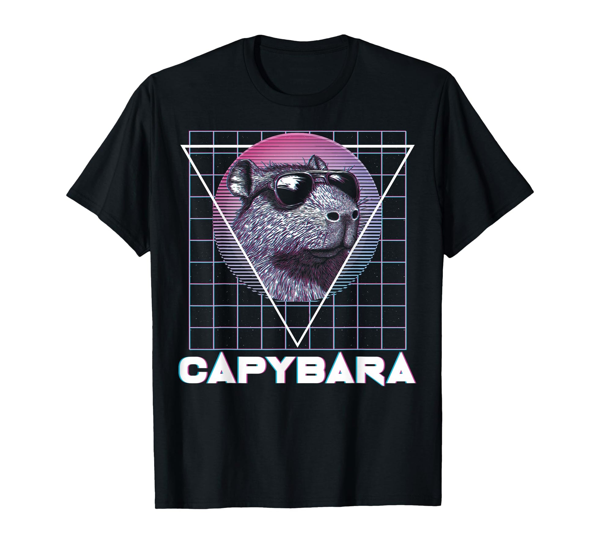 Capybara Capibara Sunglasses T-Shirt - Custom Art Print for Adults - T-Shirt, Sweatshirt, Hoodie