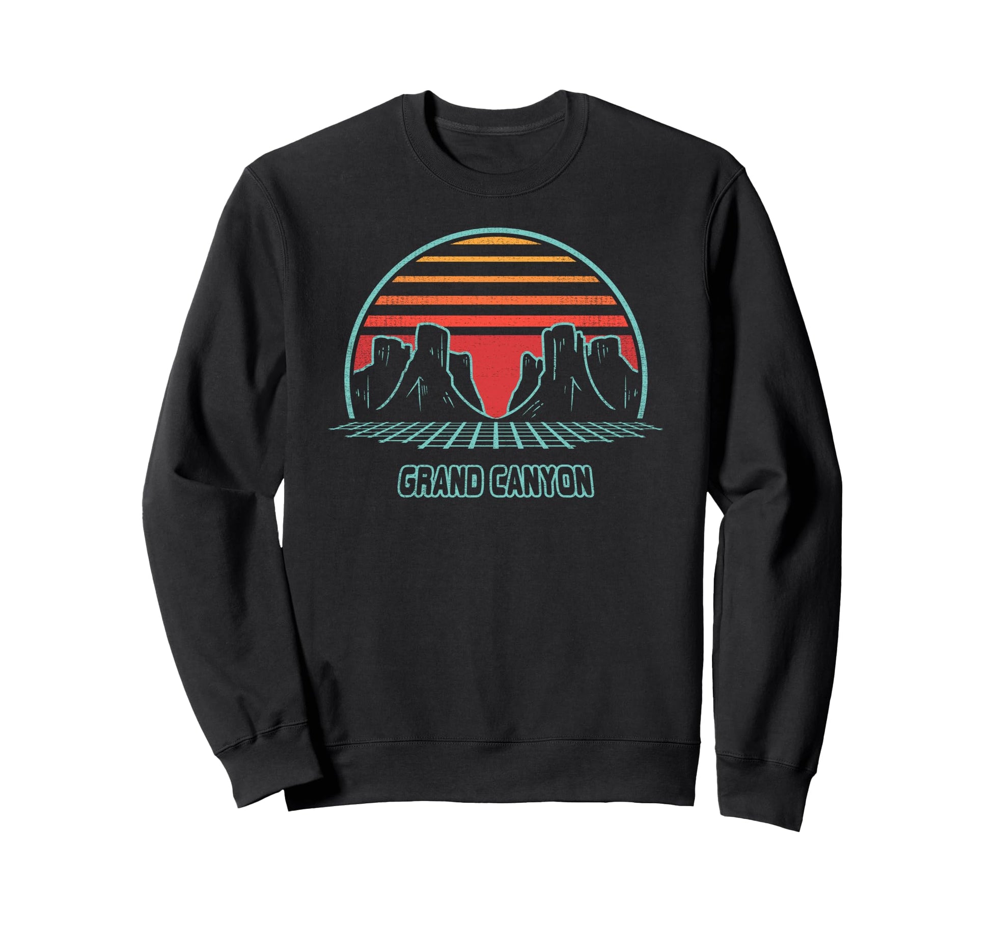 Grand Canyon National Park Hiking 80S Sweatshirt - Novelty Apparel Unisex - T-Shirt, Sweatshirt, Hoodie
