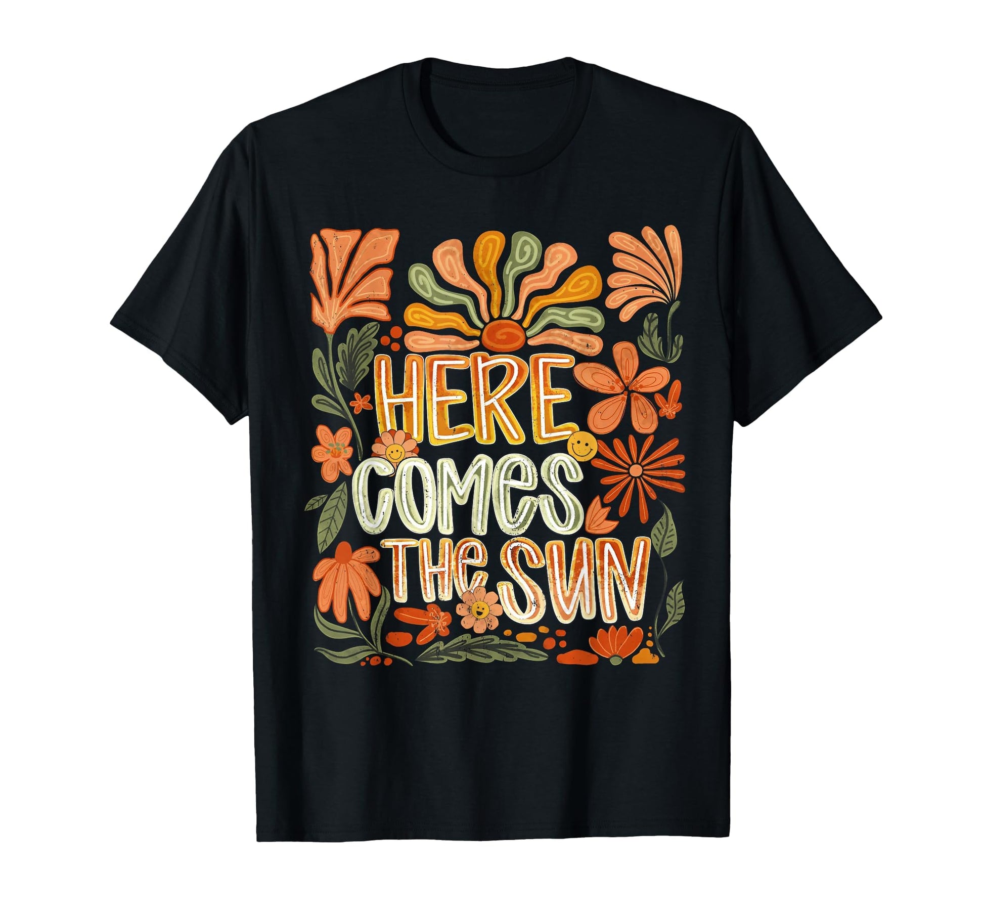Here Comes Sun Summer Vacation Family T-Shirt - Unique Graphic Men Women - T-Shirt, Sweatshirt, Hoodie