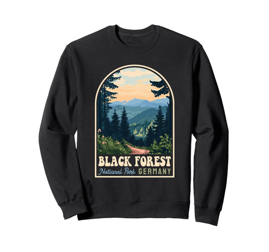 Black Forest National Park Sweatshirt - Aesthetic Graphic Men Women - T-Shirt, Sweatshirt, Hoodie