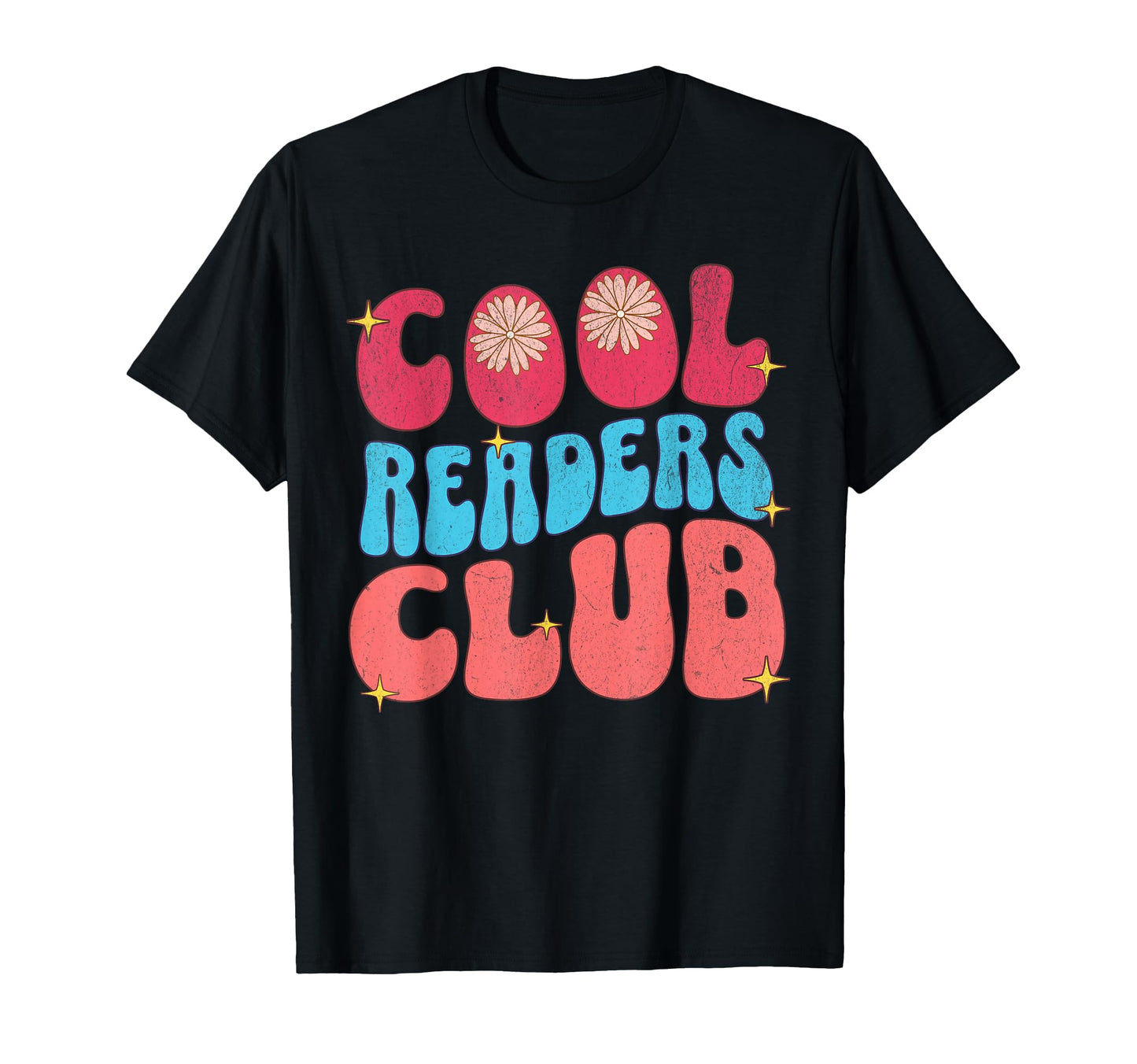 Readers Club Pastel Typography Book T-Shirt - Aesthetic Graphic for Adults - T-Shirt, Sweatshirt, Hoodie