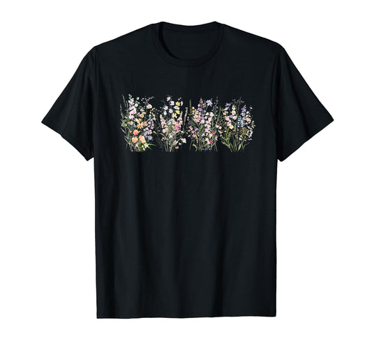 Boho Flower Flowers Grandma T-Shirt - Fun Novelty Design for Adults - T-Shirt, Sweatshirt, Hoodie
