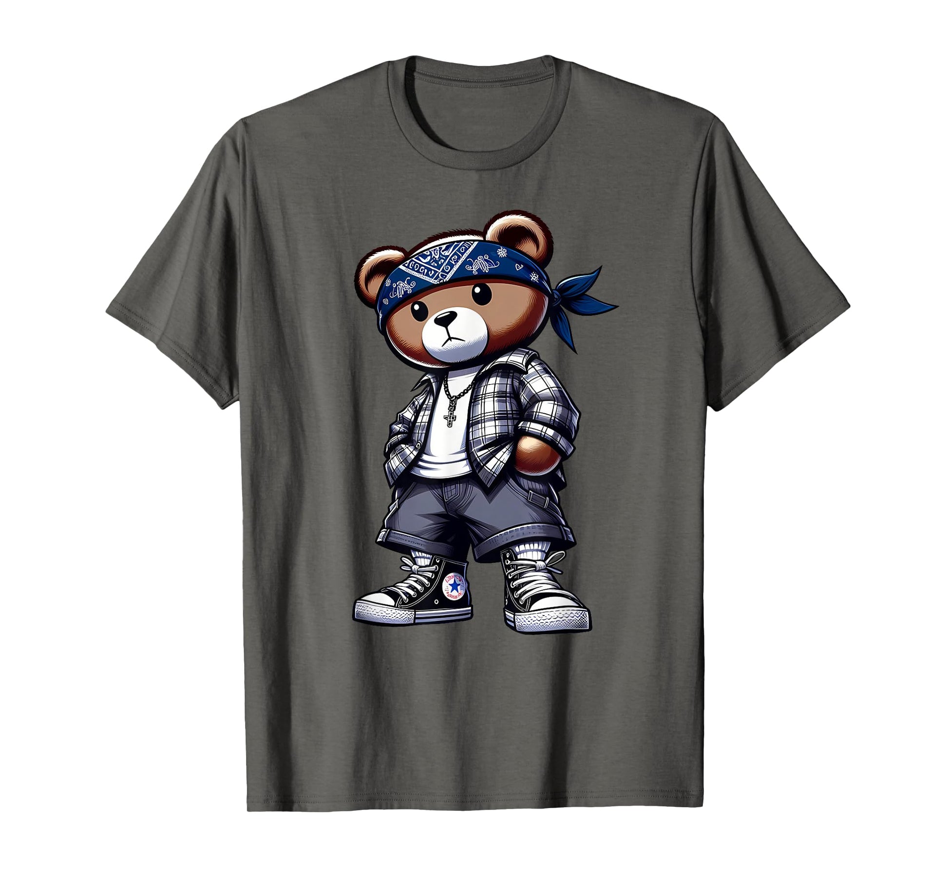 Hip Hop Teddy Bear 90 Hip Hop West T-Shirt - Aesthetic Graphic Men Women - T-Shirt, Sweatshirt, Hoodie