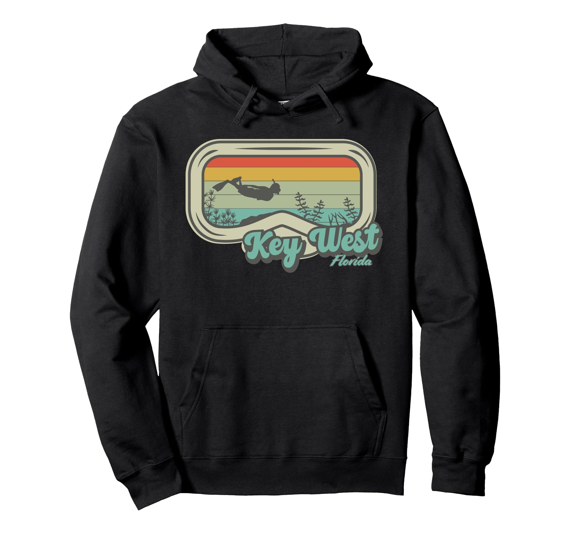Key West Florida Snorkeling And Hoodie - Fun Novelty Design Men Women - T-Shirt, Sweatshirt, Hoodie