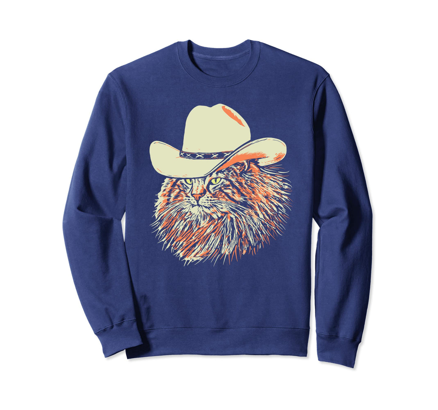 Meowdy Funny Country Music Cat Sweatshirt - Aesthetic Graphic for Adults - T-Shirt, Sweatshirt, Hoodie