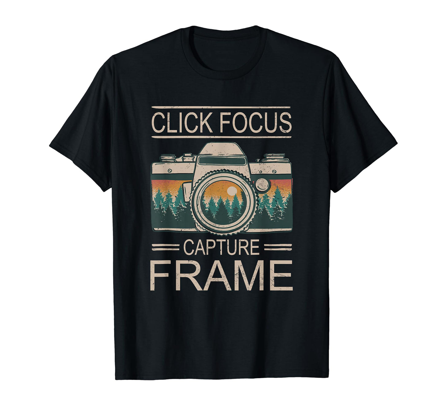Photographer Photography Click Focus T-Shirt - Minimalist Print Unisex - T-Shirt, Sweatshirt, Hoodie