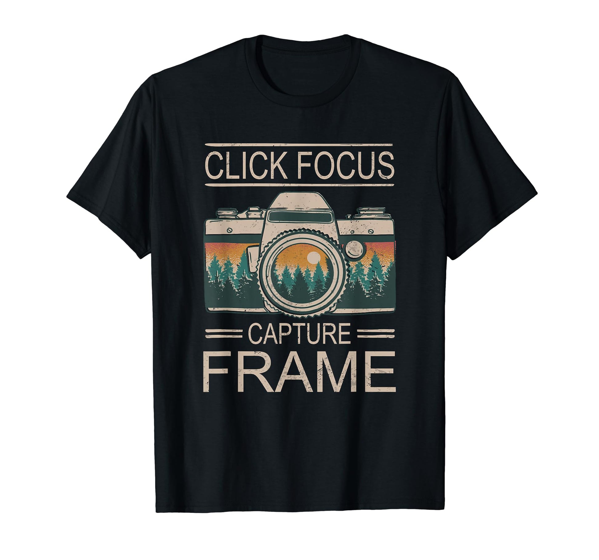 Photographer Photography Click Focus T-Shirt - Minimalist Print Unisex - T-Shirt, Sweatshirt, Hoodie