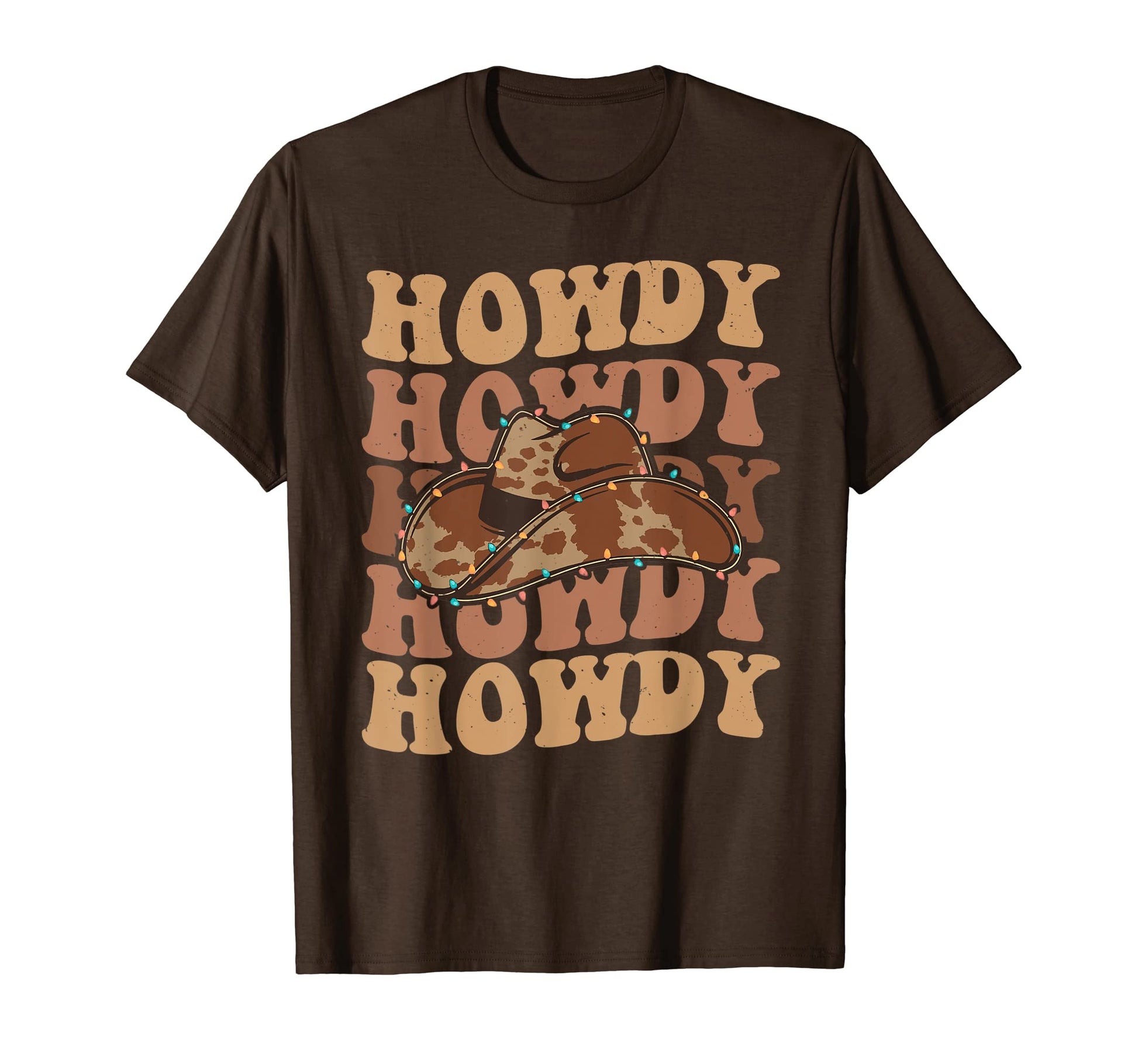 Rodeo Howdy Western Cowboy Hat Southern T-Shirt - Graphic Print Unisex - T-Shirt, Sweatshirt, Hoodie