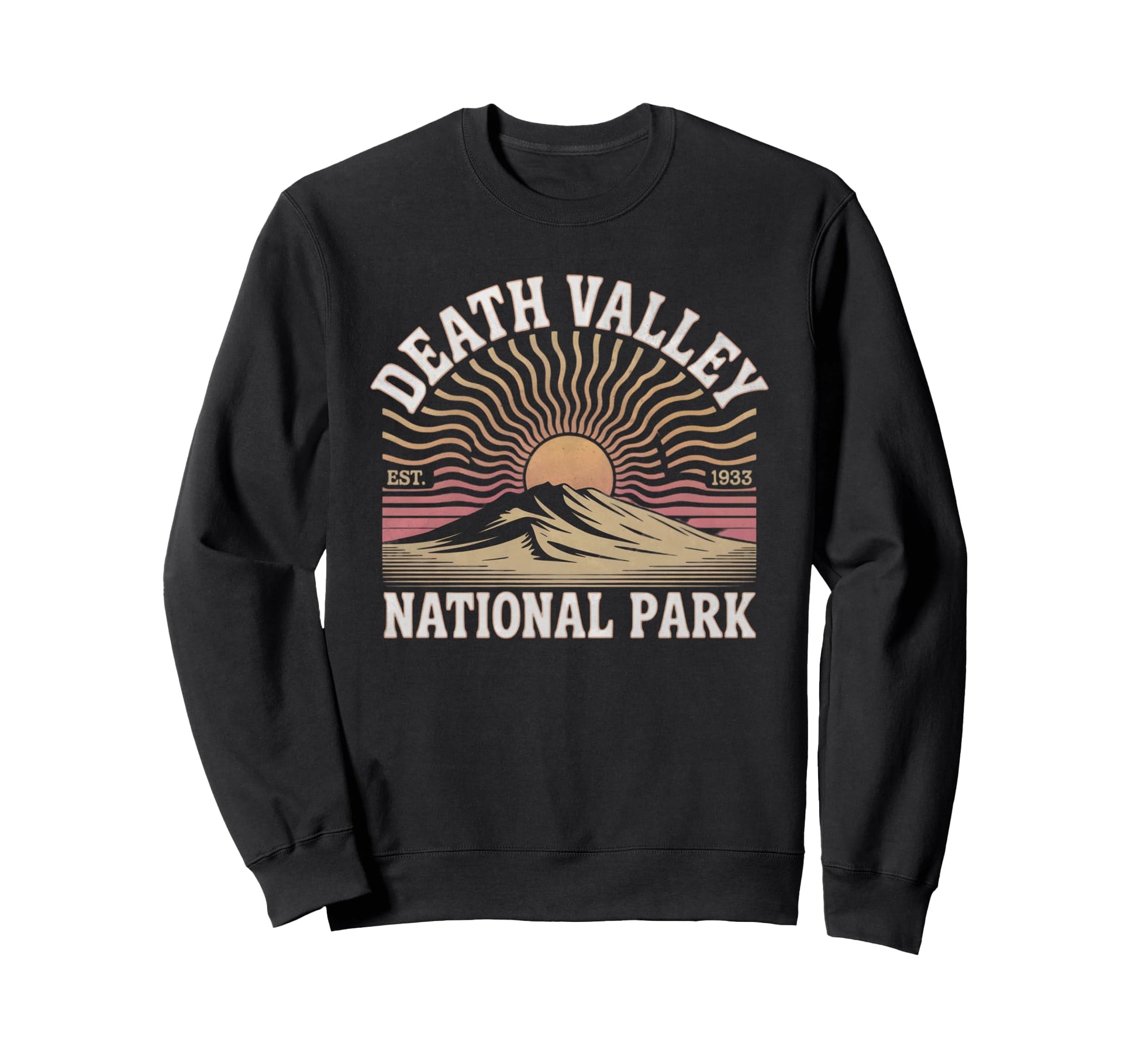 Death Valley National Park Hiking Sweatshirt - Custom Art Print Men Women - T-Shirt, Sweatshirt, Hoodie