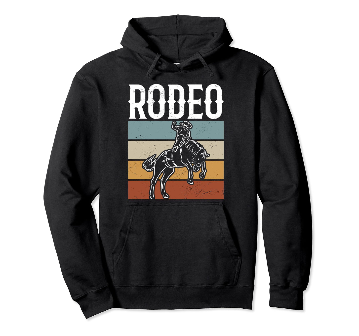 Horse Rodeo Riding Cowboy Rodeo Hoodie - Fun Novelty Design Men Women - T-Shirt, Sweatshirt, Hoodie