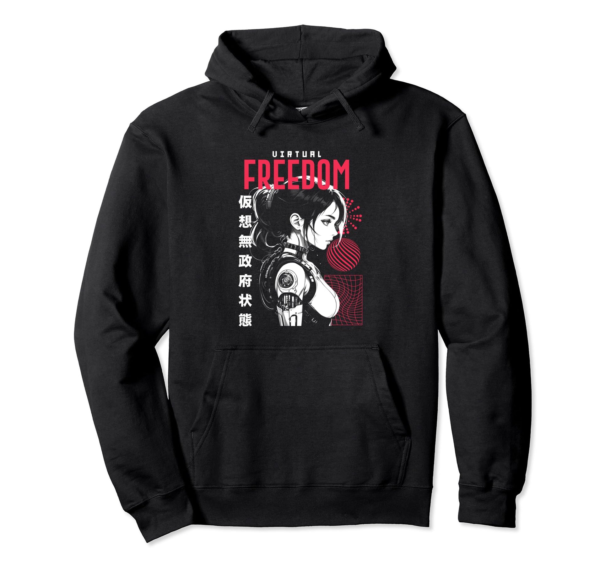 Japanese Anime Urban Cyber Vaporwave Hoodie - Novelty Apparel Unisex - T-Shirt, Sweatshirt, Hoodie