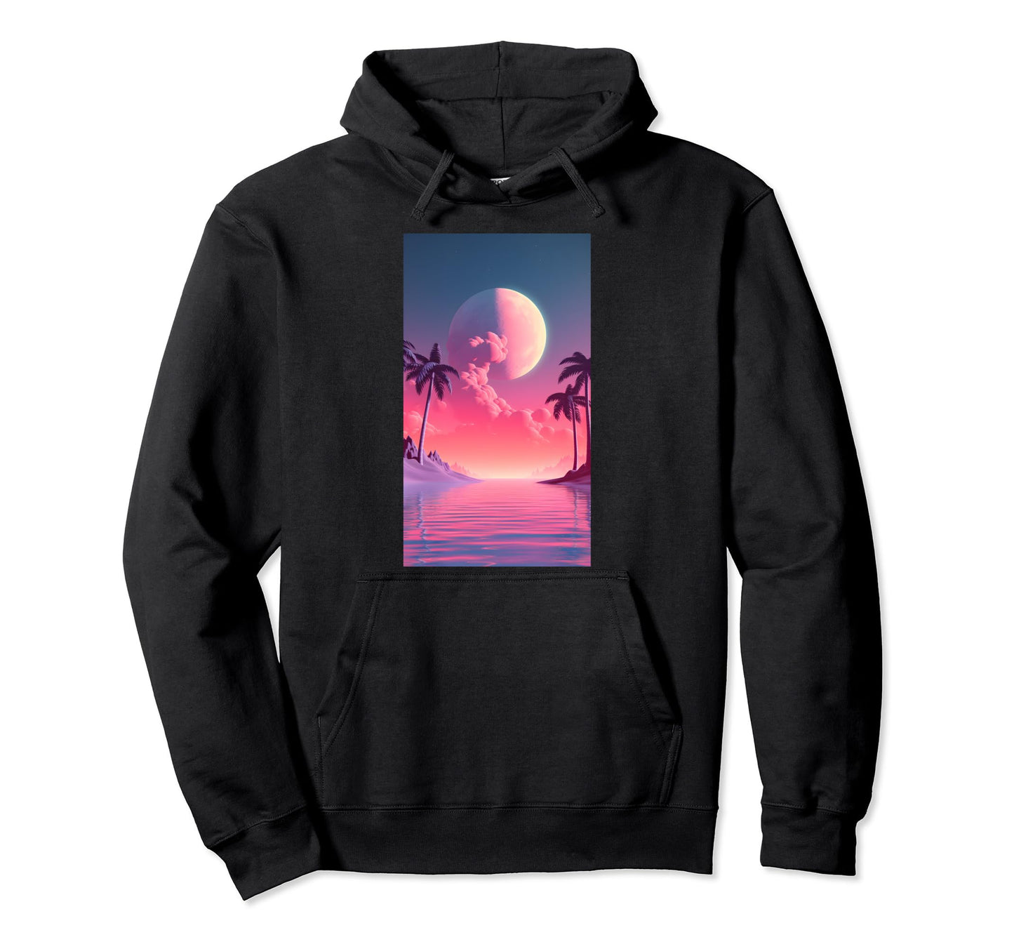 80S Vaporwave Aesthetic Sky Hoodie - Streetwear Style Men Women - T-Shirt, Sweatshirt, Hoodie