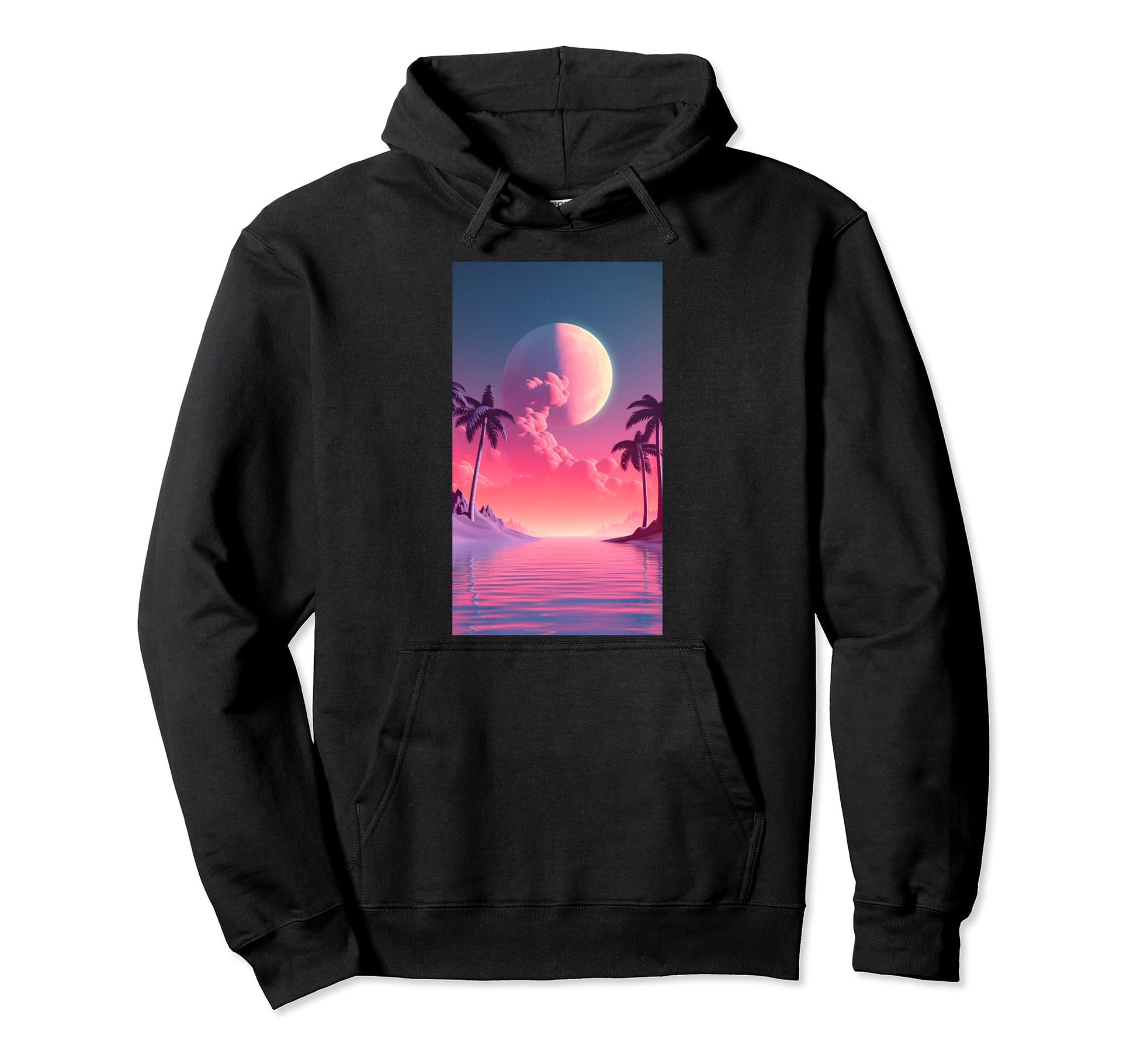 80S Vaporwave Aesthetic Sky Hoodie - Streetwear Style Men Women - T-Shirt, Sweatshirt, Hoodie