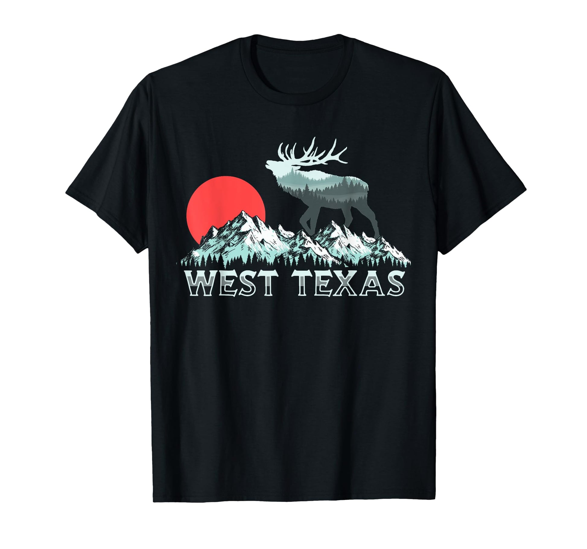 West Texas Elk Hunter Conservation T-Shirt - Custom Art Print Unisex - T-Shirt, Sweatshirt, Hoodie