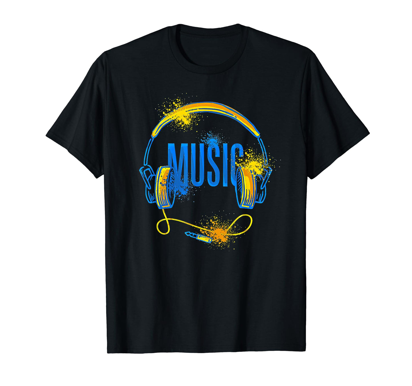 Music Headphones Dj Headphones Old School T-Shirt - Trendy Graphic Unisex - T-Shirt, Sweatshirt, Hoodie